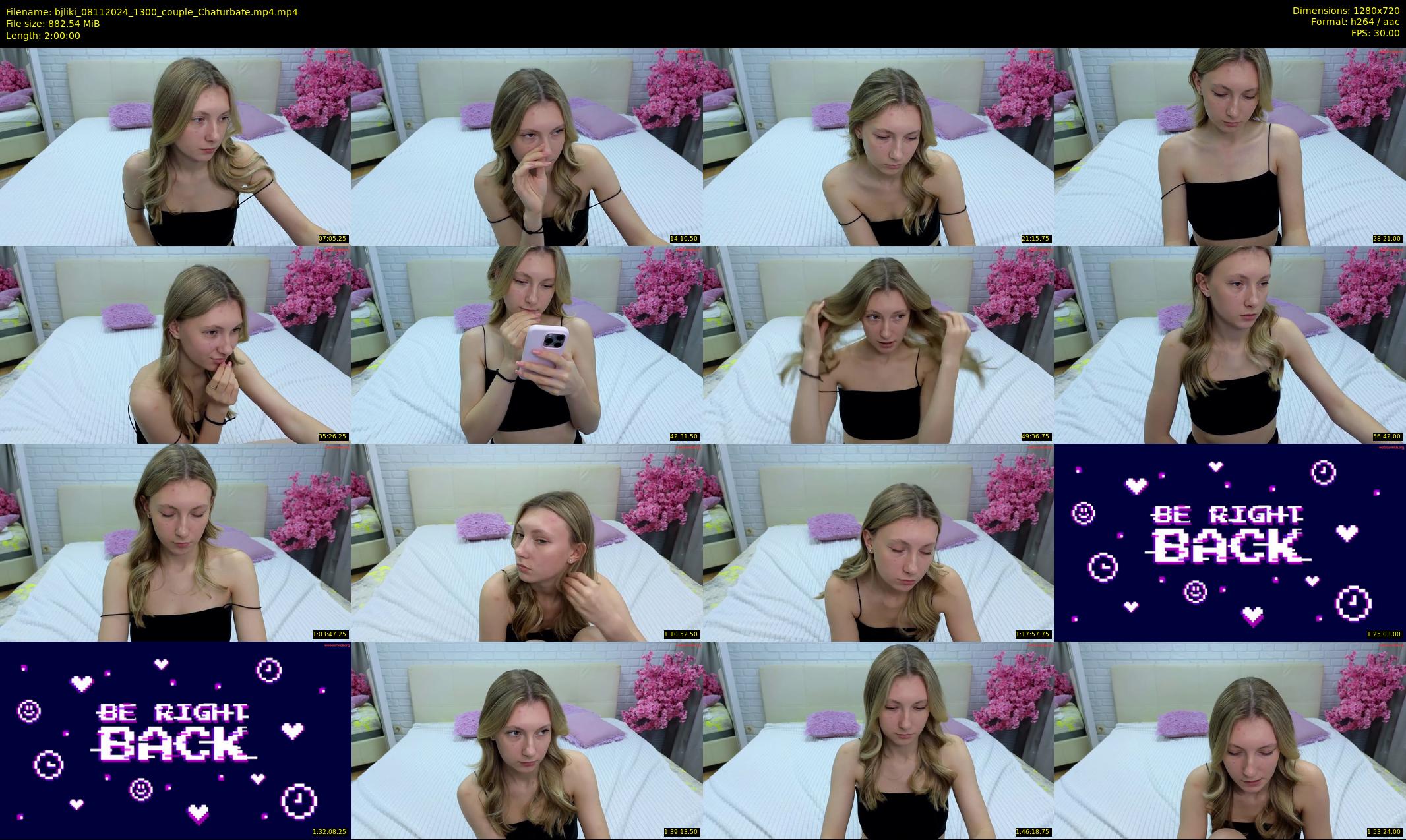 bjliki — 120 minute Chaturbate couple cam show recording, 720p, Nov 8, 2024