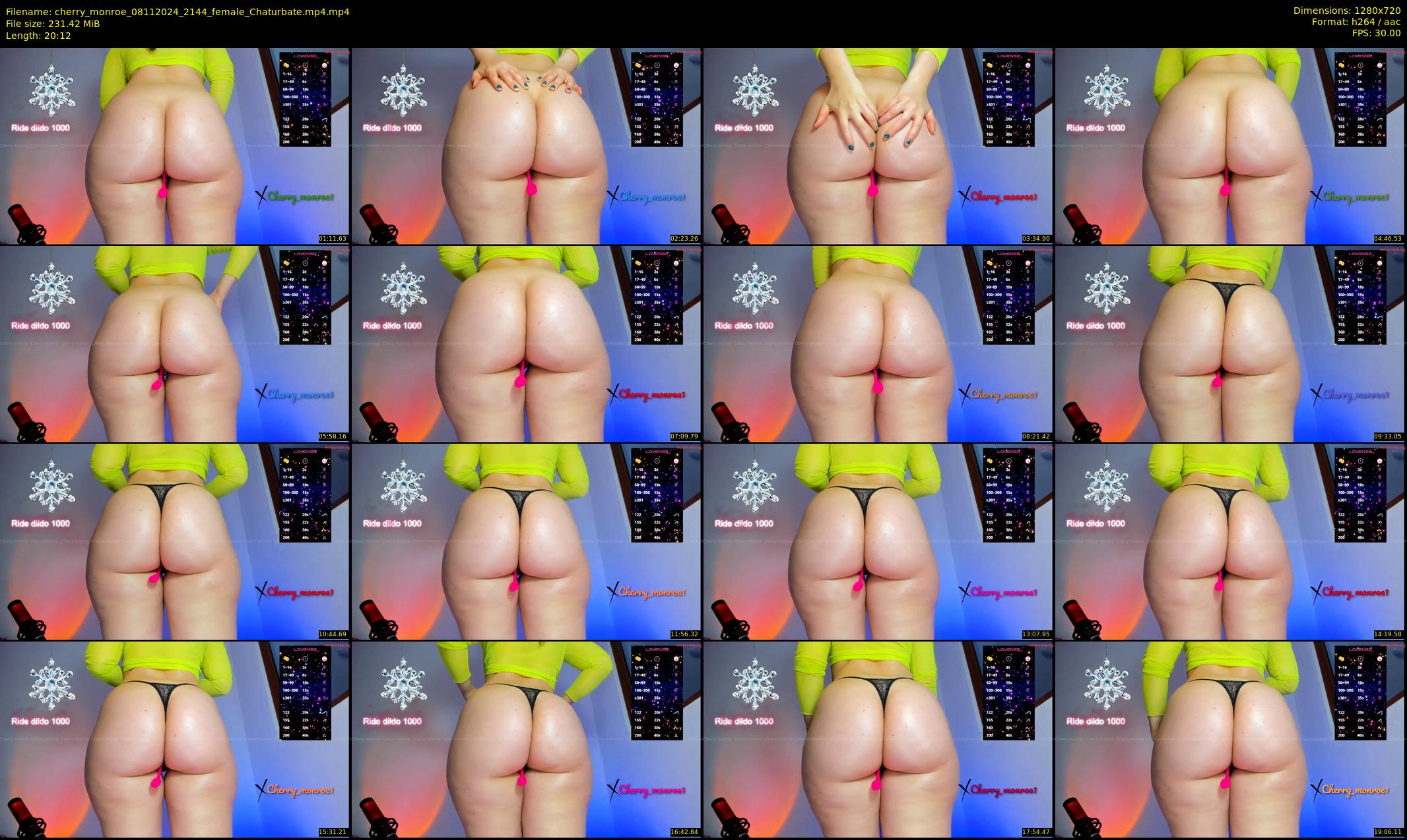 cherry_monroe — 21 minute Chaturbate female cam show recording, 720p, Nov 8, 2024