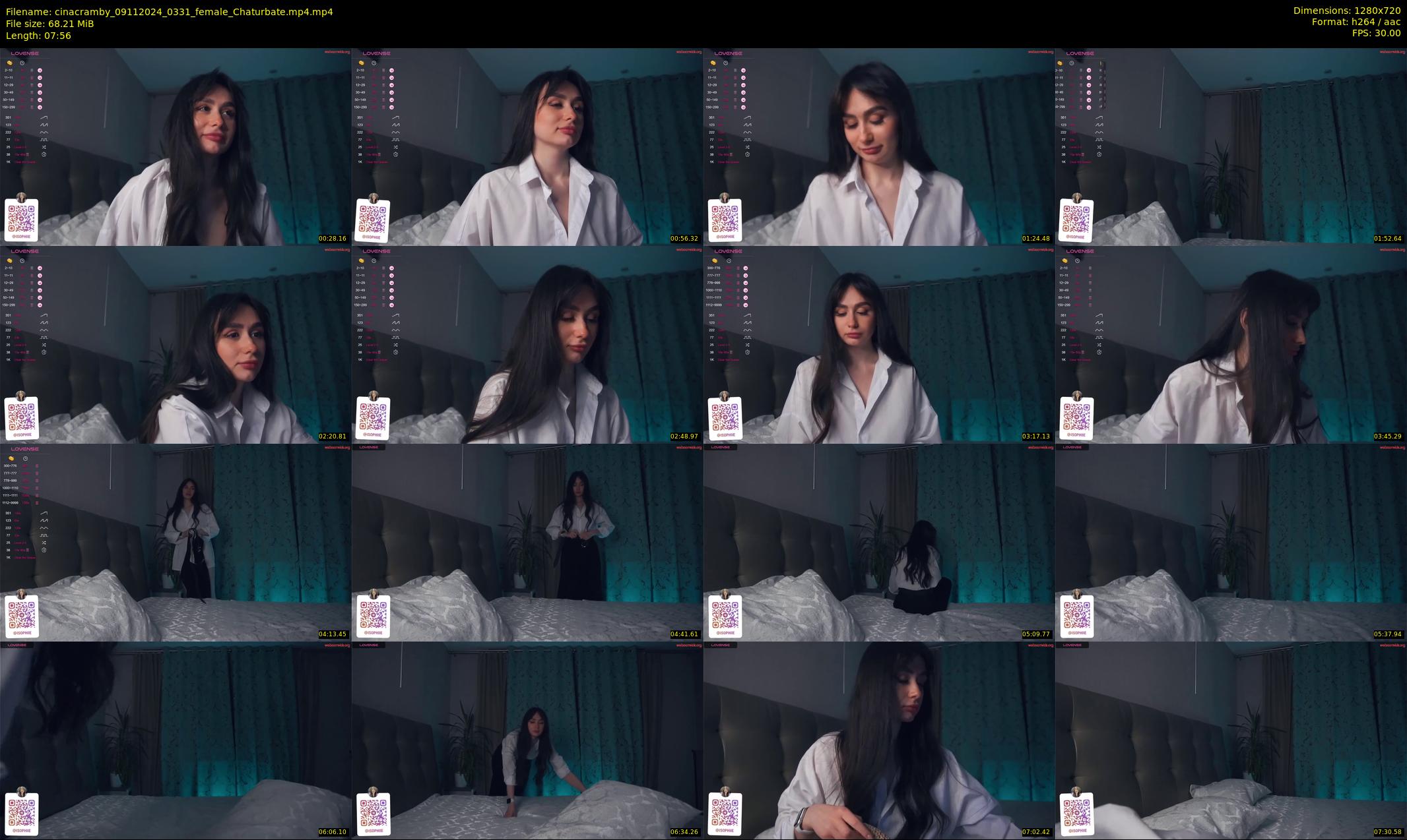 cinacramby — 8 minute Chaturbate female cam show recording, 720p, Nov 9, 2024