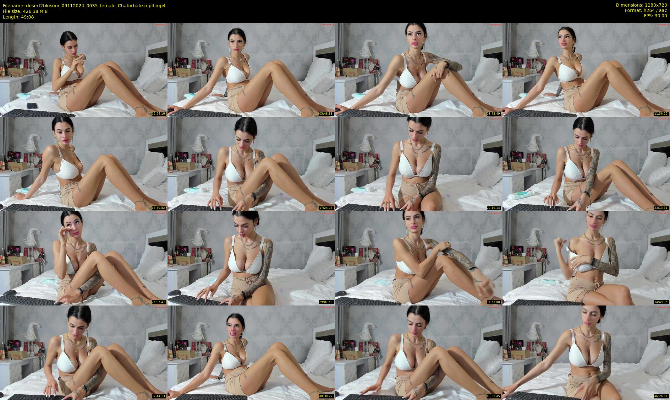 desert2blosom — 50 minute Chaturbate female cam show recording, 720p, Nov 9, 2024