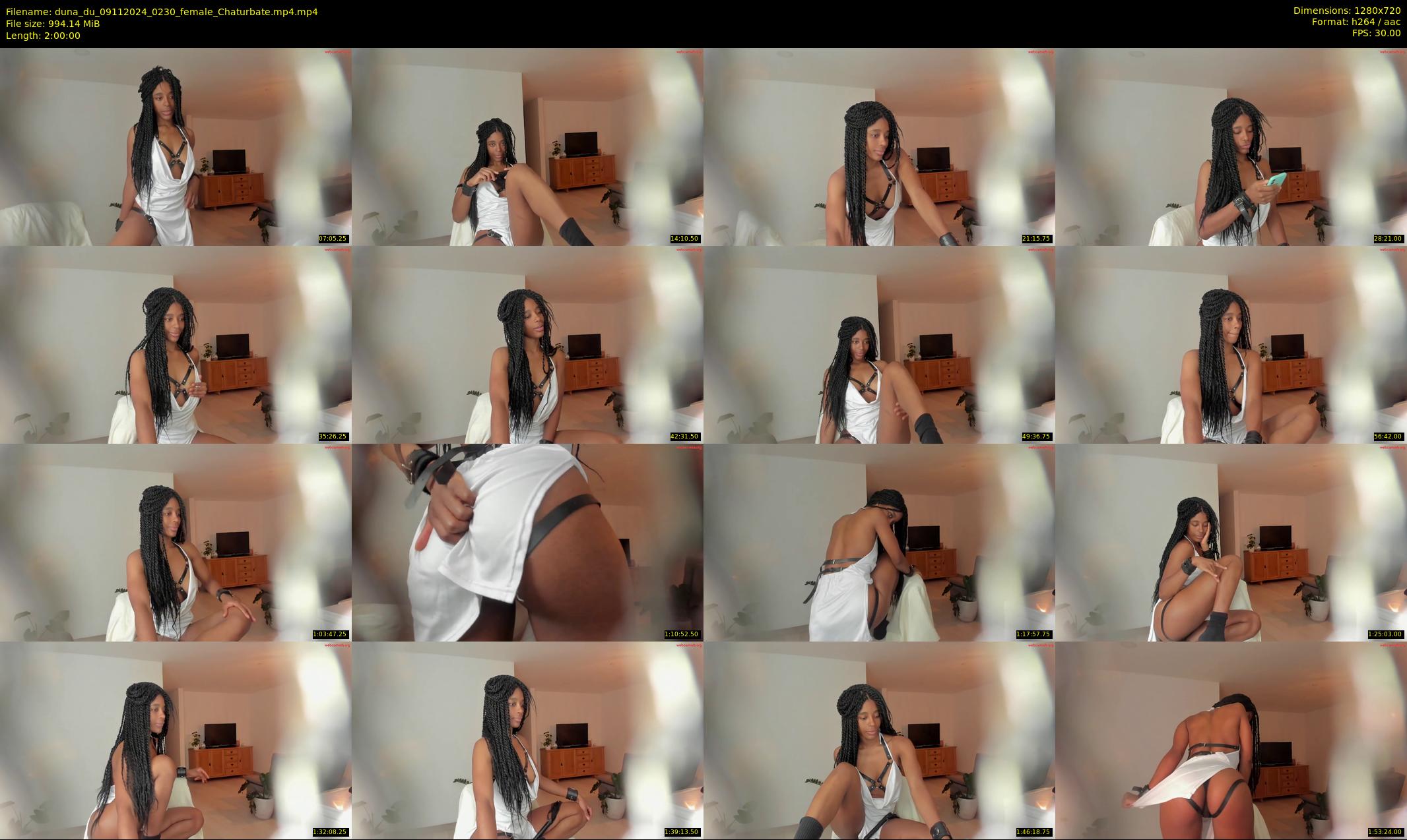 duna_du — 120 minute Chaturbate female cam show recording, 720p, Nov 9, 2024