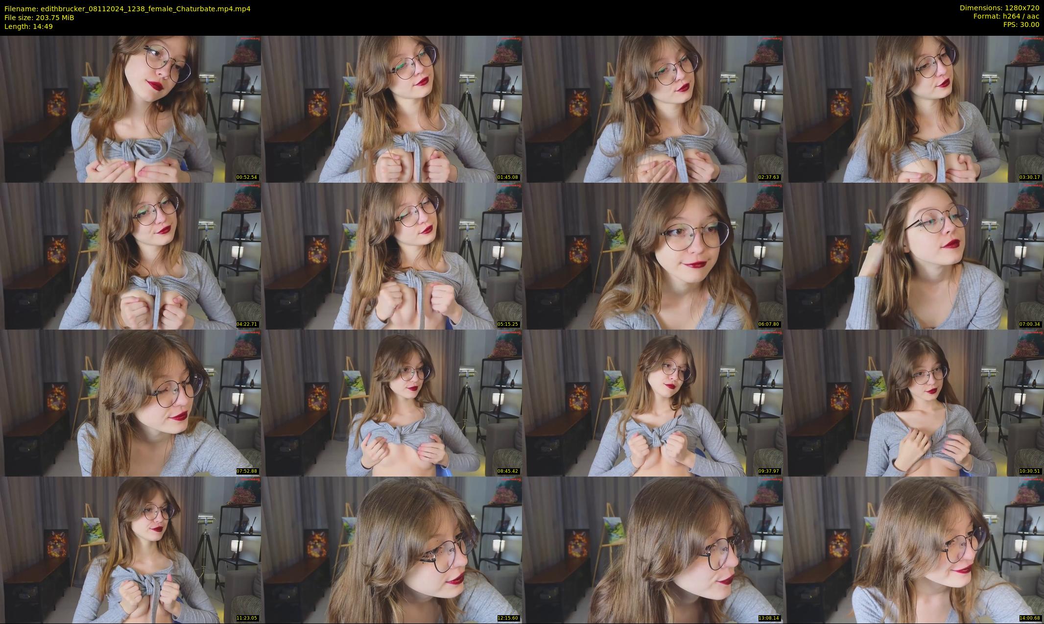 edithbrucker — 15 minute Chaturbate female cam show recording, 720p, Nov 8, 2024