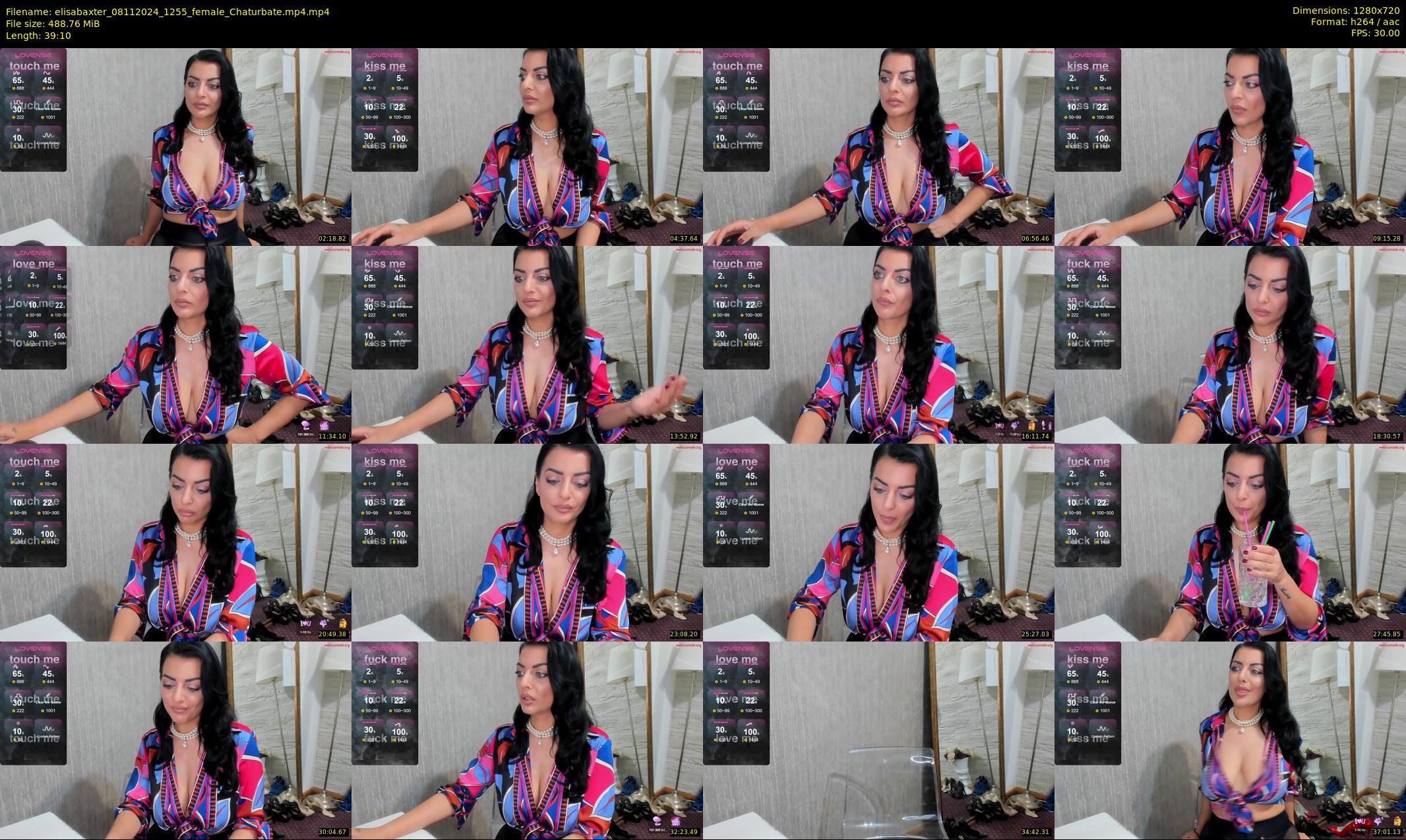 elisabaxter — 40 minute Chaturbate female cam show recording, 720p, Nov 8, 2024