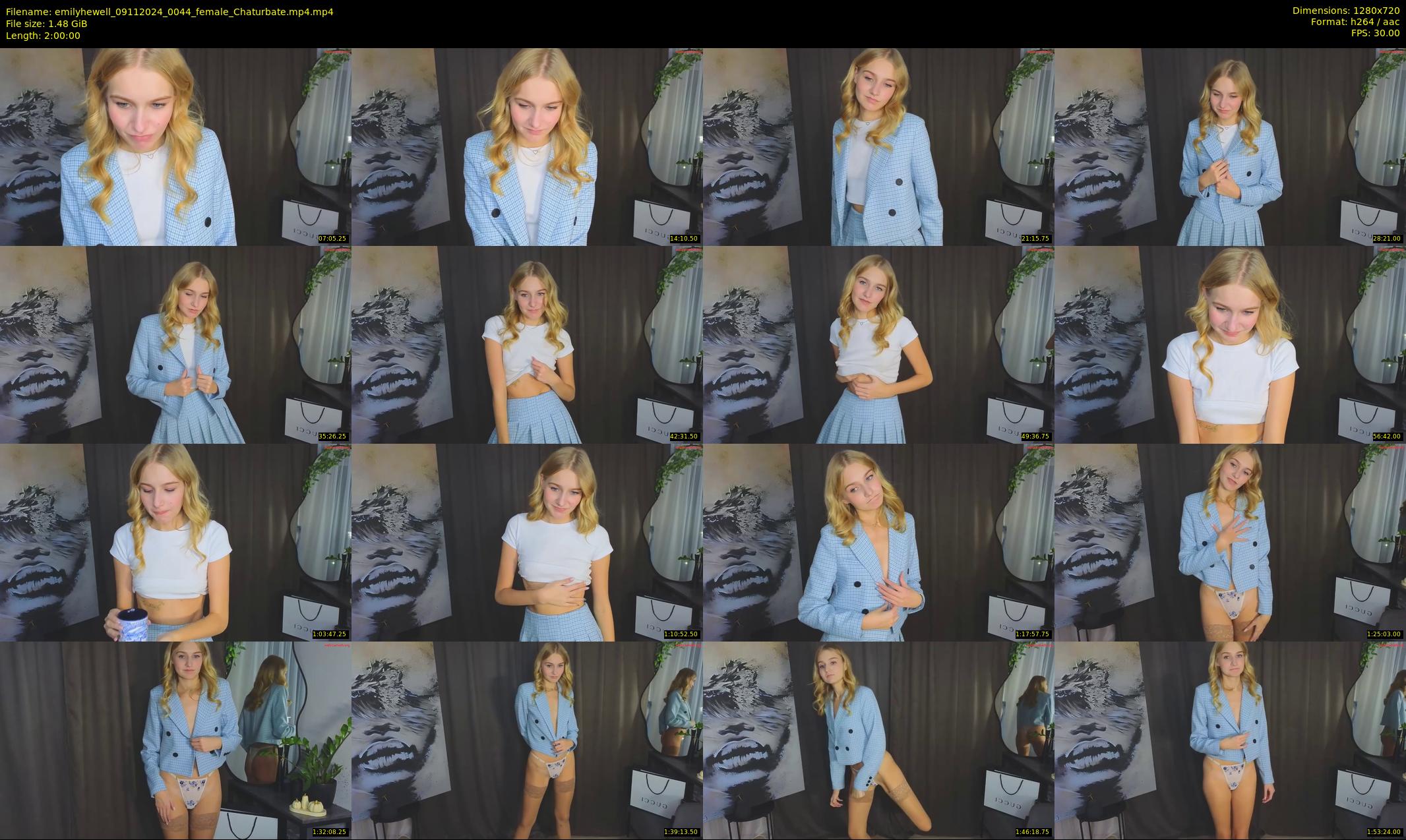 emilyhewell — 120 minute Chaturbate female cam show recording, 720p, Nov 9, 2024