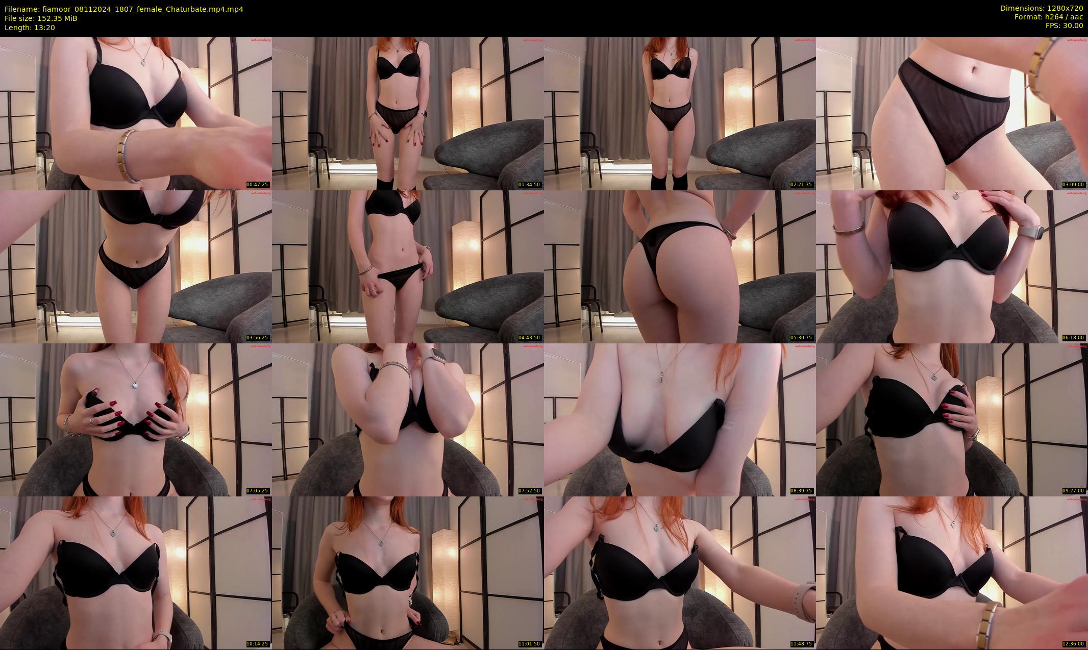 fiamoor — 14 minute Chaturbate female cam show recording, 720p, Nov 8, 2024
