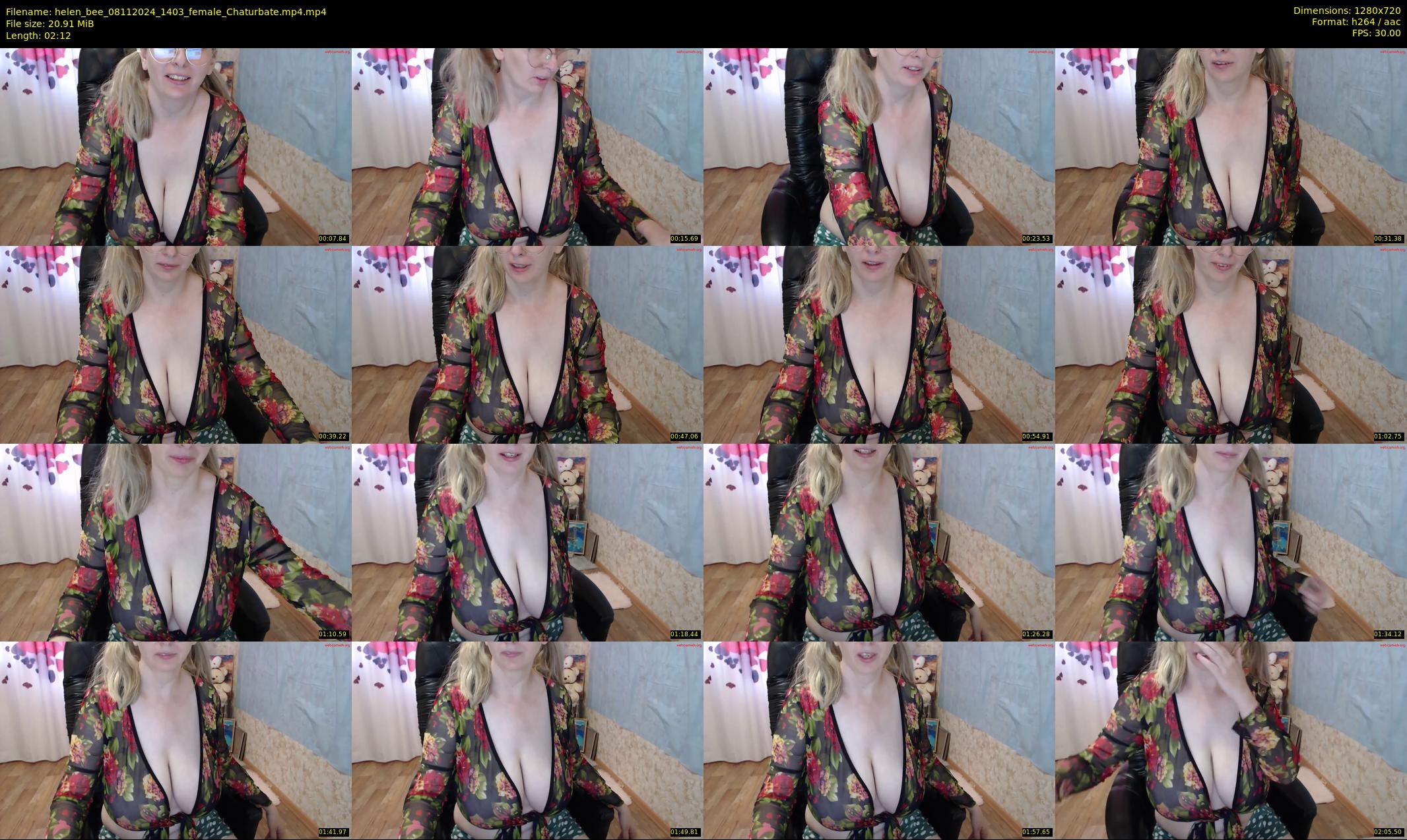 helen_bee — 3 minute Chaturbate female cam show recording, 720p, Nov 8, 2024