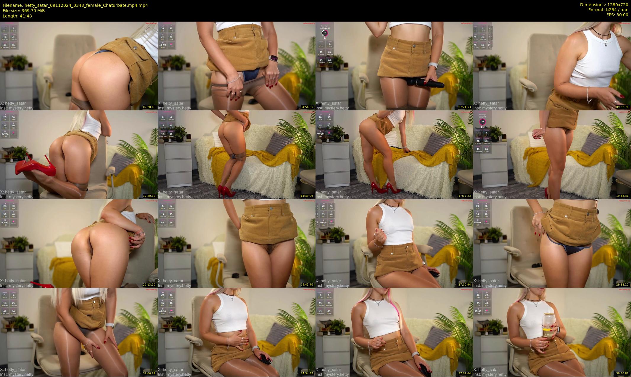 hetty_satar — 42 minute Chaturbate female cam show recording, 720p, Nov 9, 2024