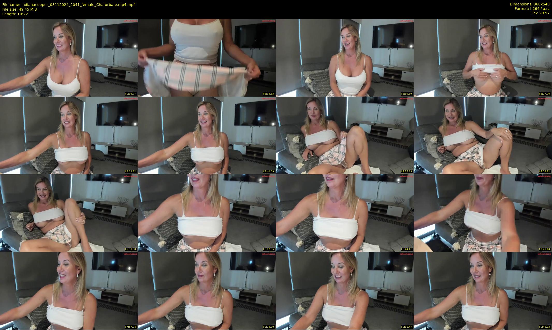 indianacooper — 11 minute Chaturbate female cam show recording, 480p, Nov 8, 2024