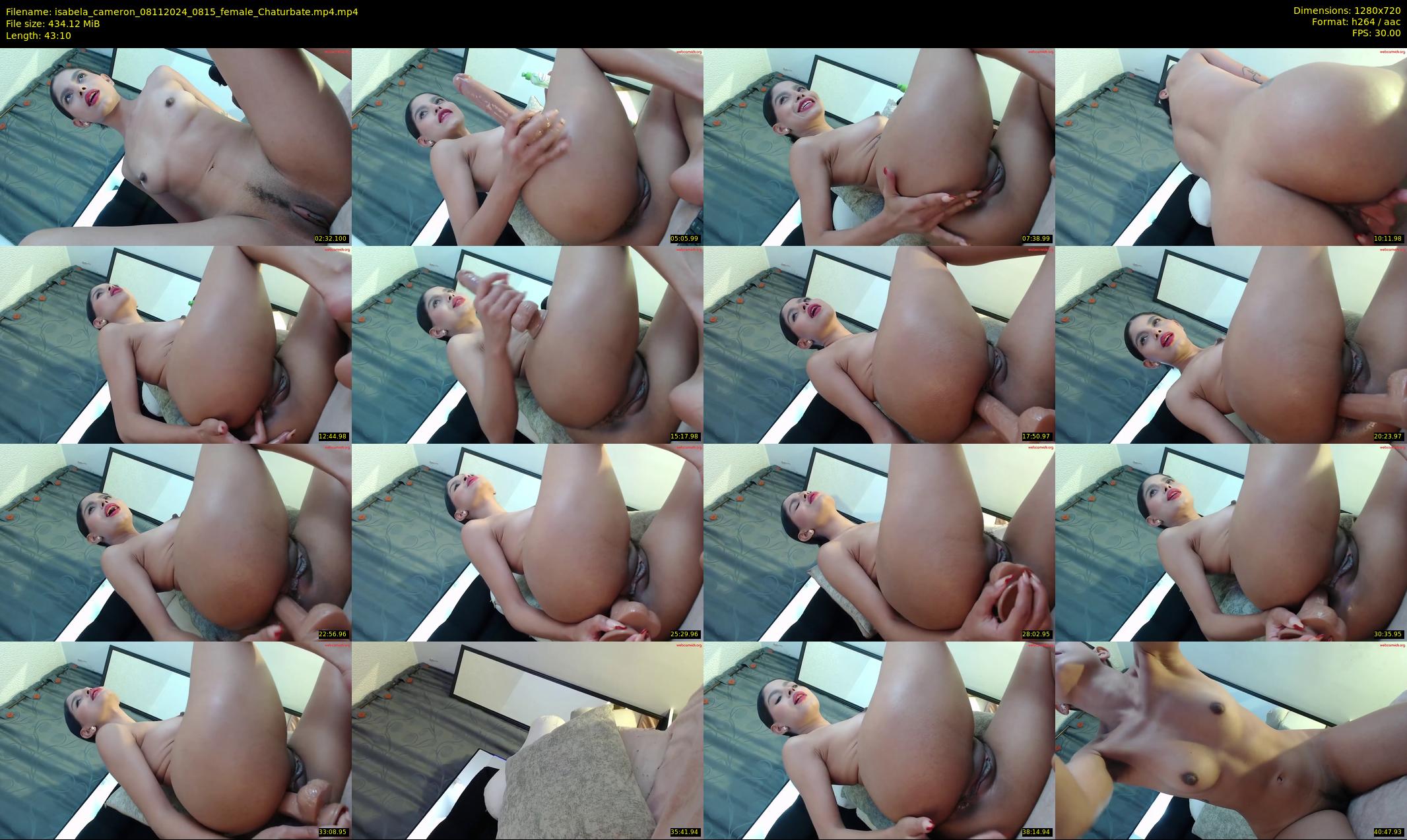 isabela_cameron — 44 minute Chaturbate female cam show recording, 720p, Nov 8, 2024