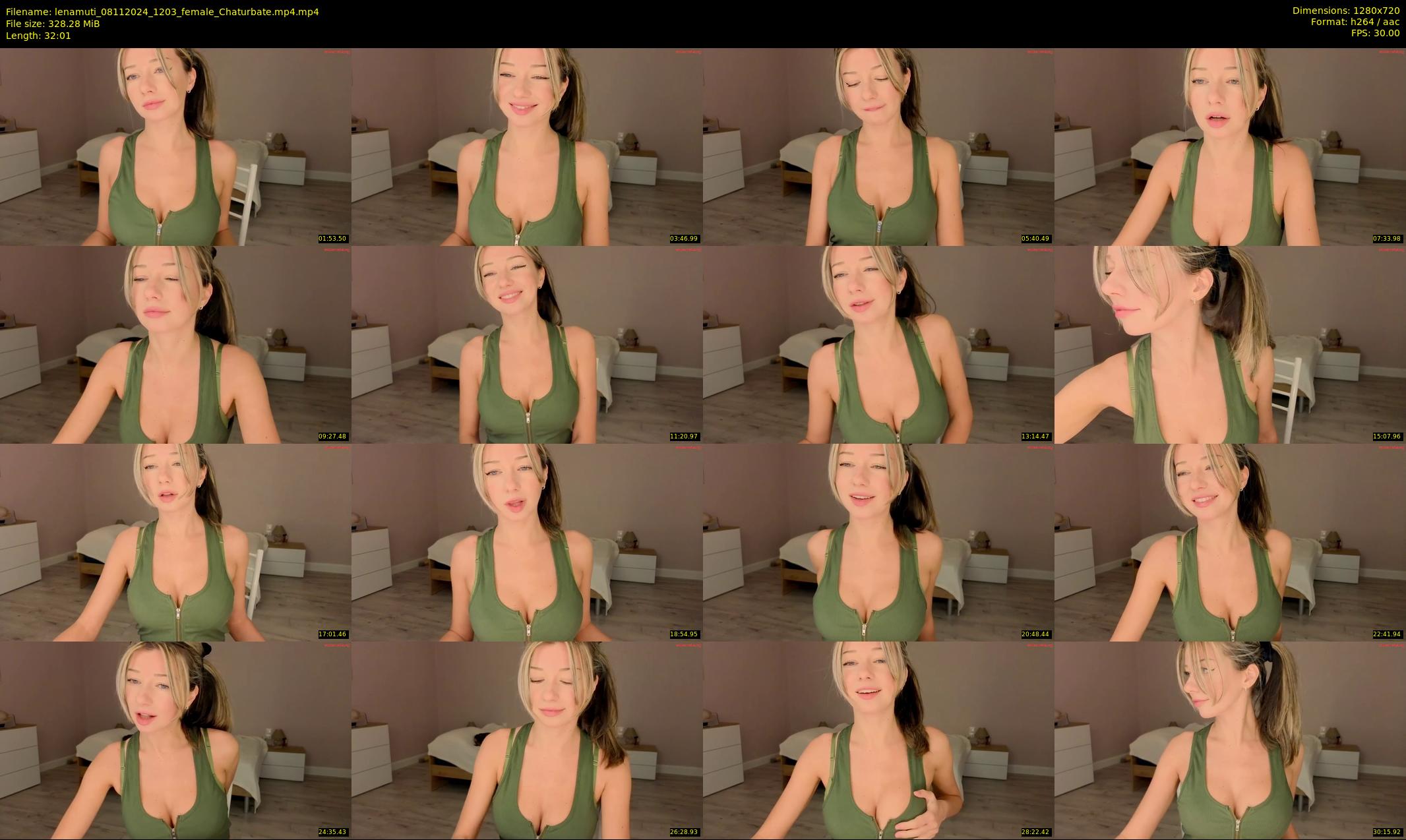 lenamuti — 33 minute Chaturbate female cam show recording, 720p, Nov 8, 2024