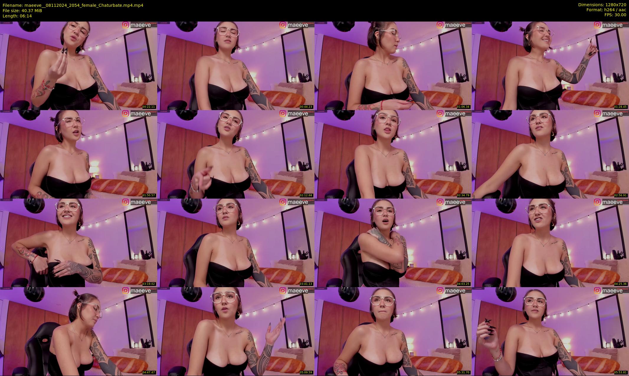 maeeve_ — 7 minute Chaturbate female cam show recording, 720p, Nov 8, 2024