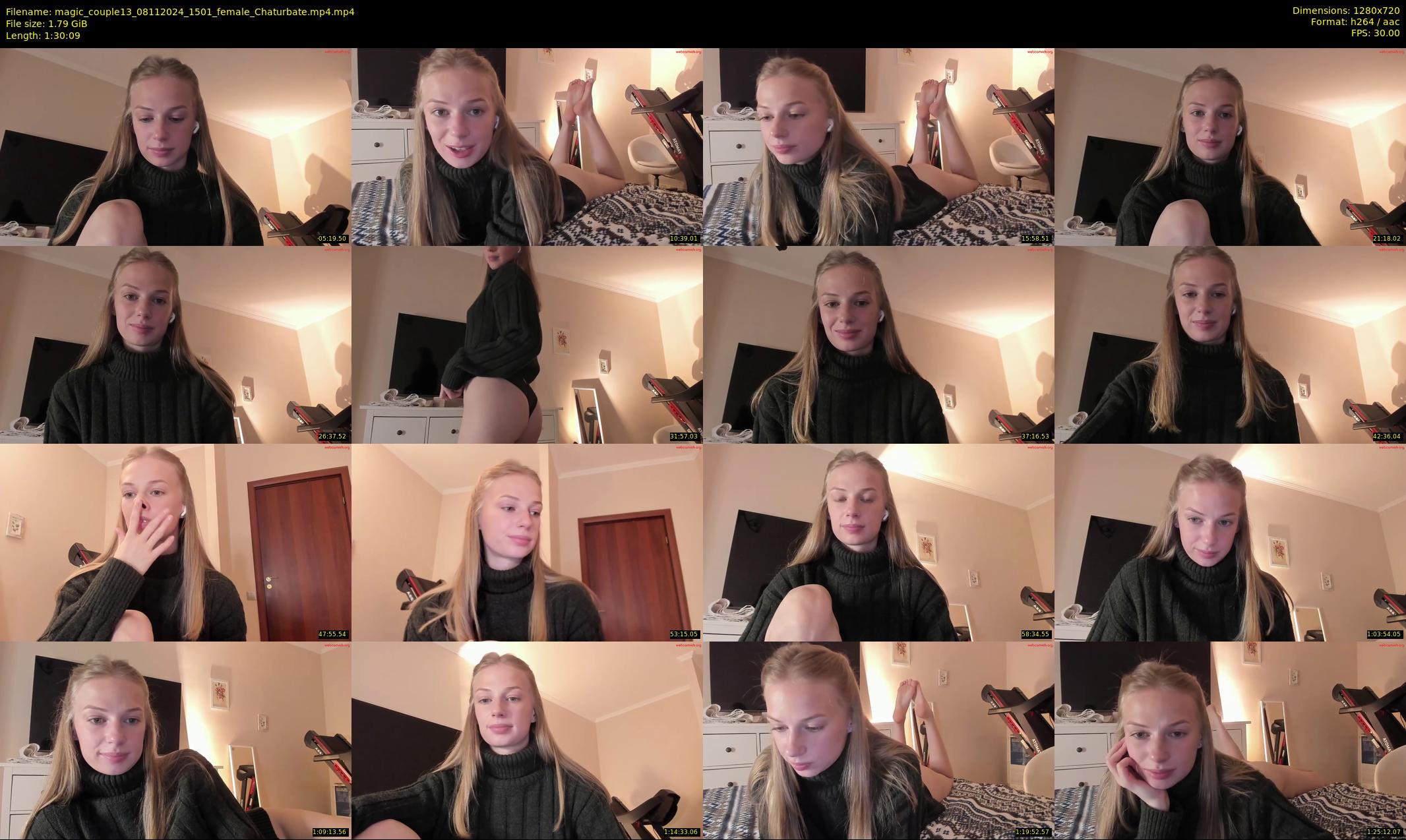 magic_couple13 — 91 minute Chaturbate couple cam show recording, 720p, Nov 8, 2024