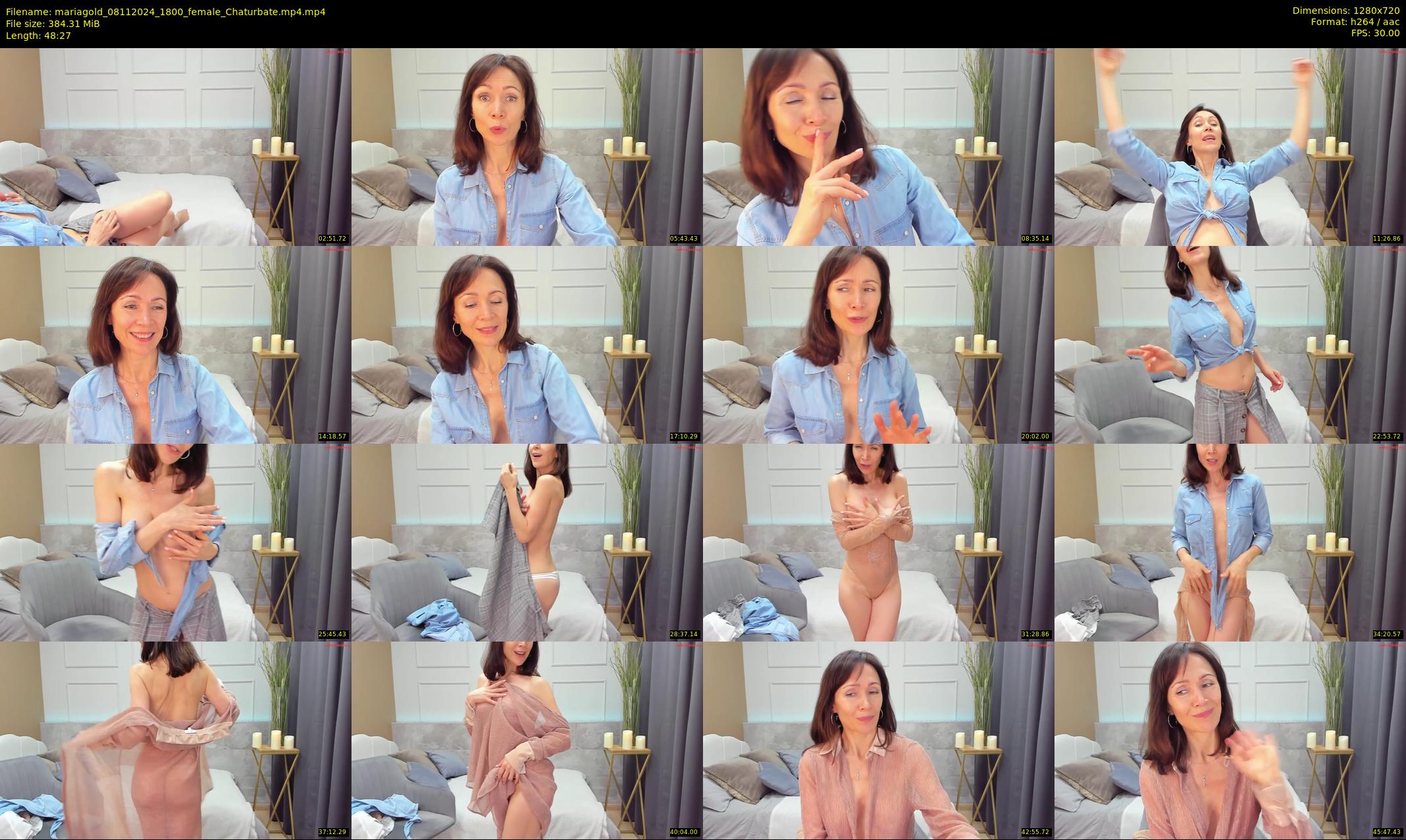 mariagold — 49 minute Chaturbate female cam show recording, 720p, Nov 8, 2024