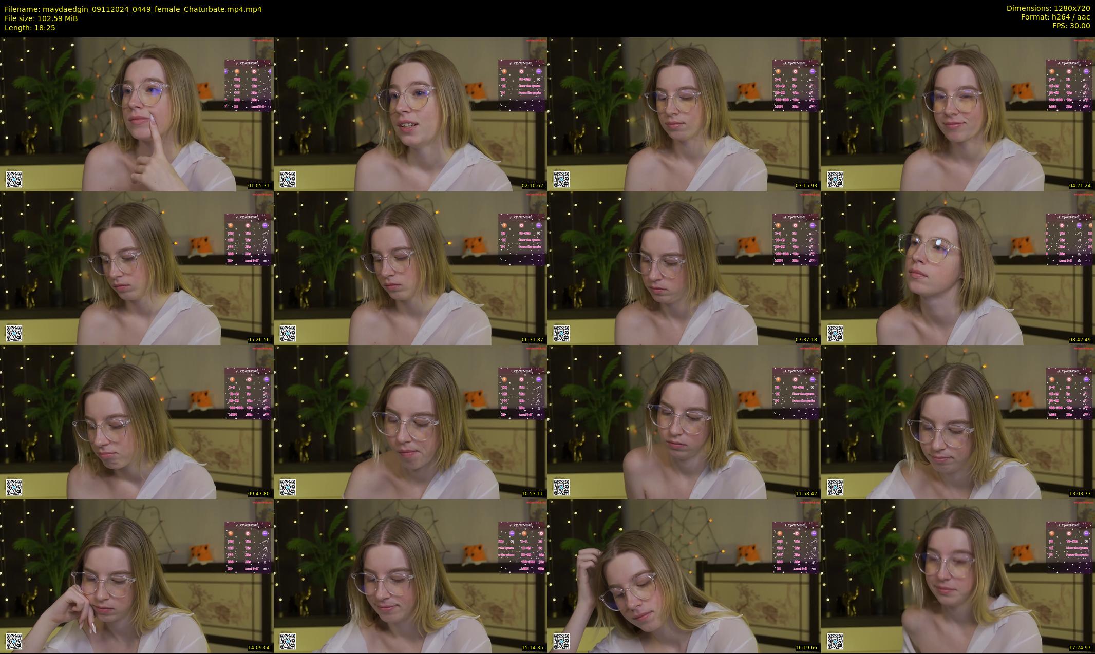 maydaedgin — 19 minute Chaturbate female cam show recording, 720p, Nov 9, 2024