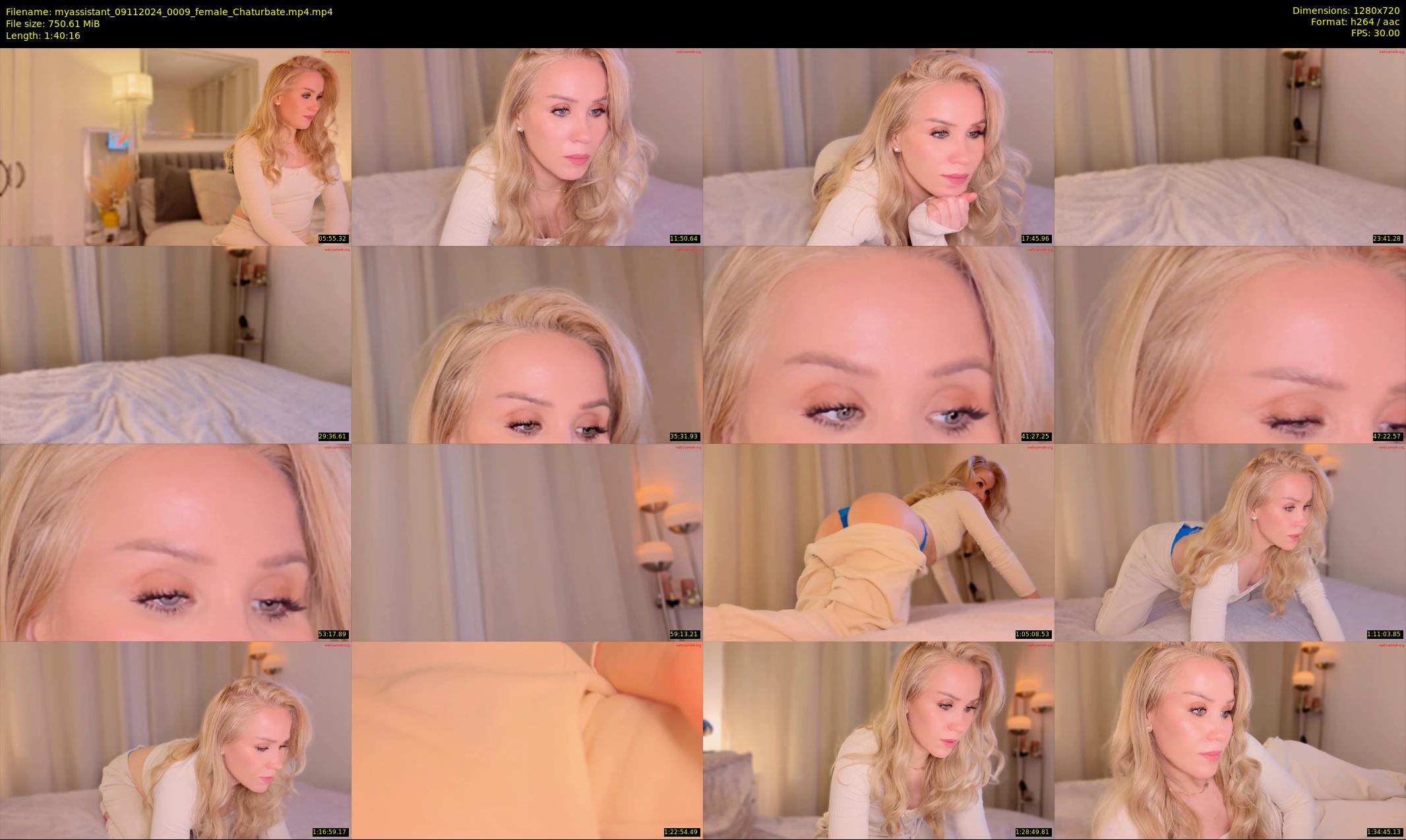 myassistant — 101 minute Chaturbate female cam show recording, 720p, Nov 9, 2024