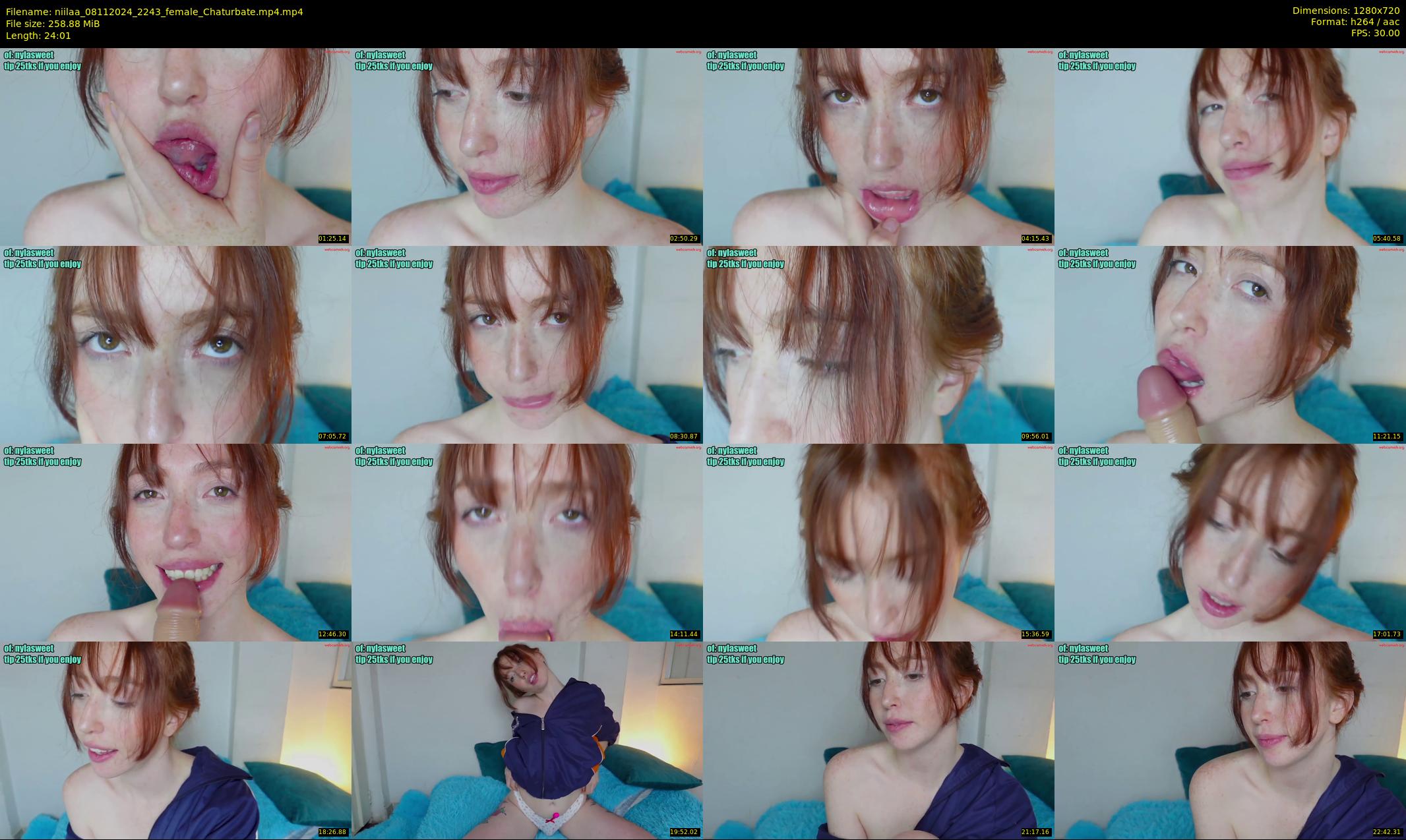 niilaa — 25 minute Chaturbate female cam show recording, 720p, Nov 8, 2024