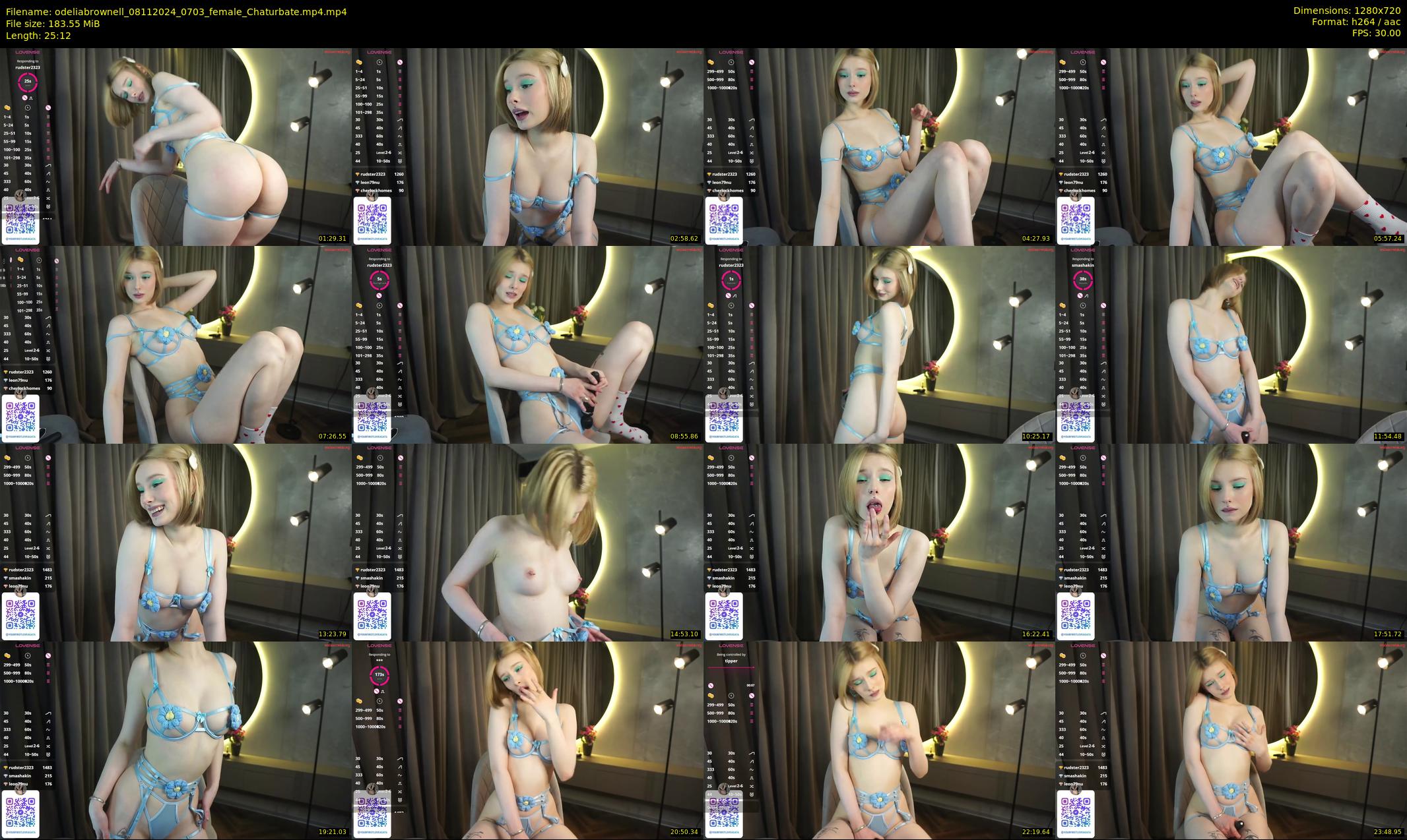 odeliabrownell — 26 minute Chaturbate female cam show recording, 720p, Nov 8, 2024