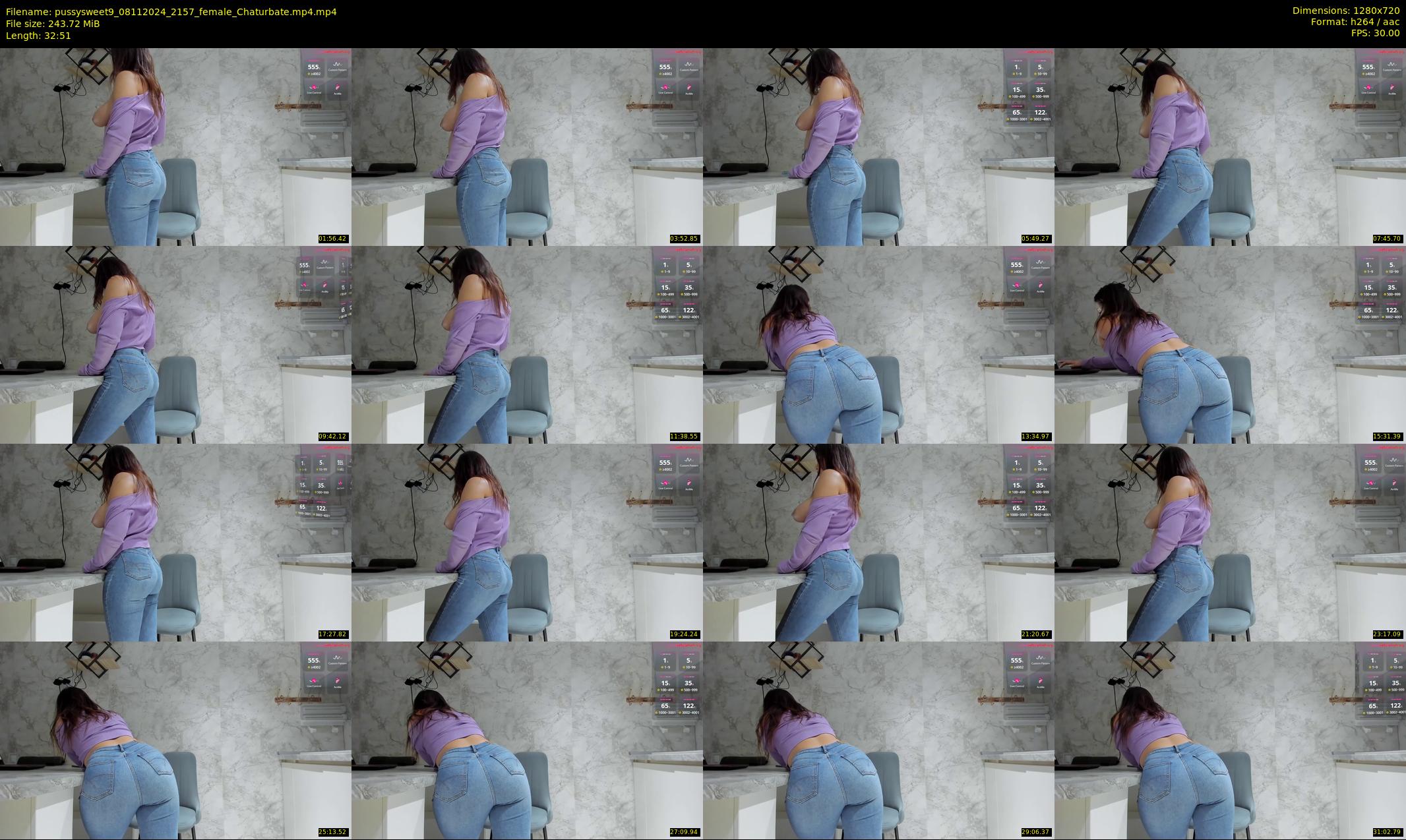 pussysweet9 — 33 minute Chaturbate female cam show recording, 720p, Nov 8, 2024