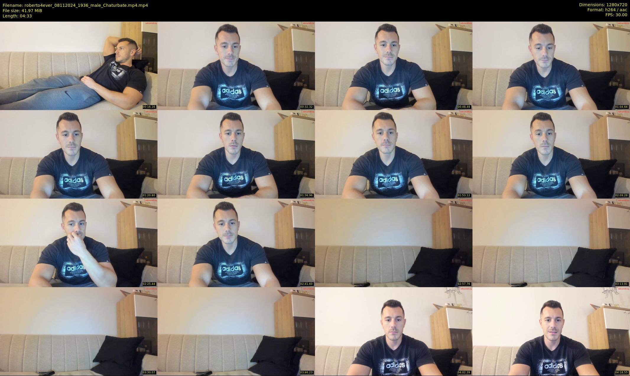 roberto4ever — 5 minute Chaturbate male cam show recording, 720p, Nov 8, 2024