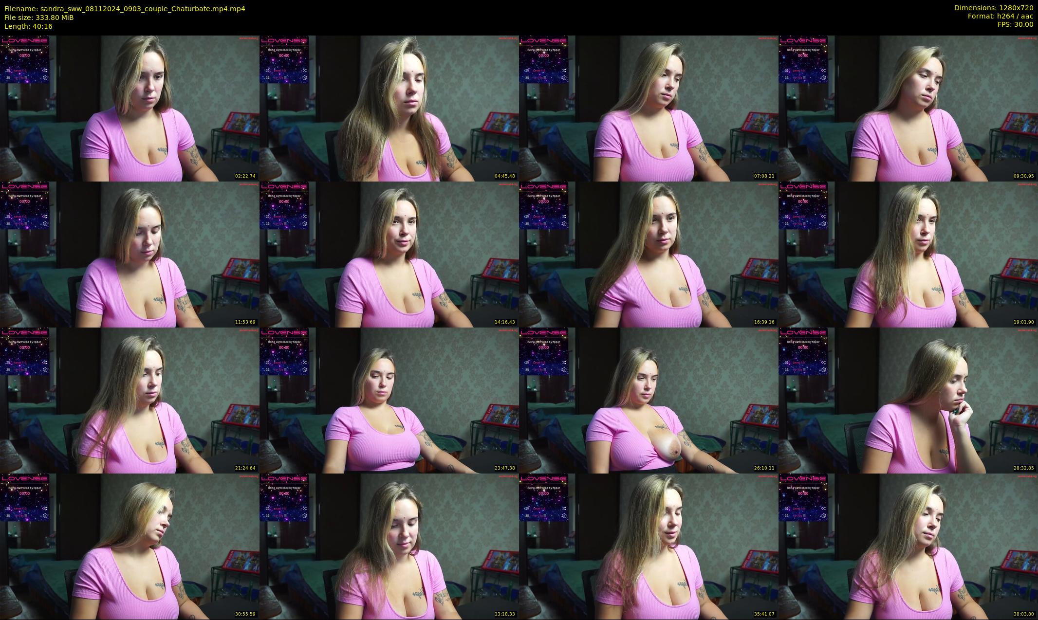 sandra_sww — 41 minute Chaturbate couple cam show recording, 720p, Nov 8, 2024