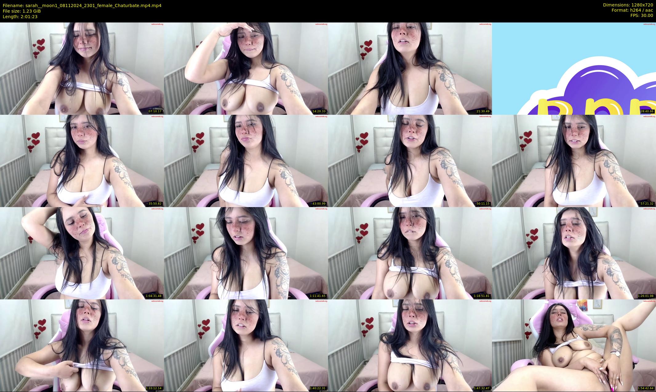 sarah__moon1 — 122 minute Chaturbate female cam show recording, 720p, Nov 8, 2024