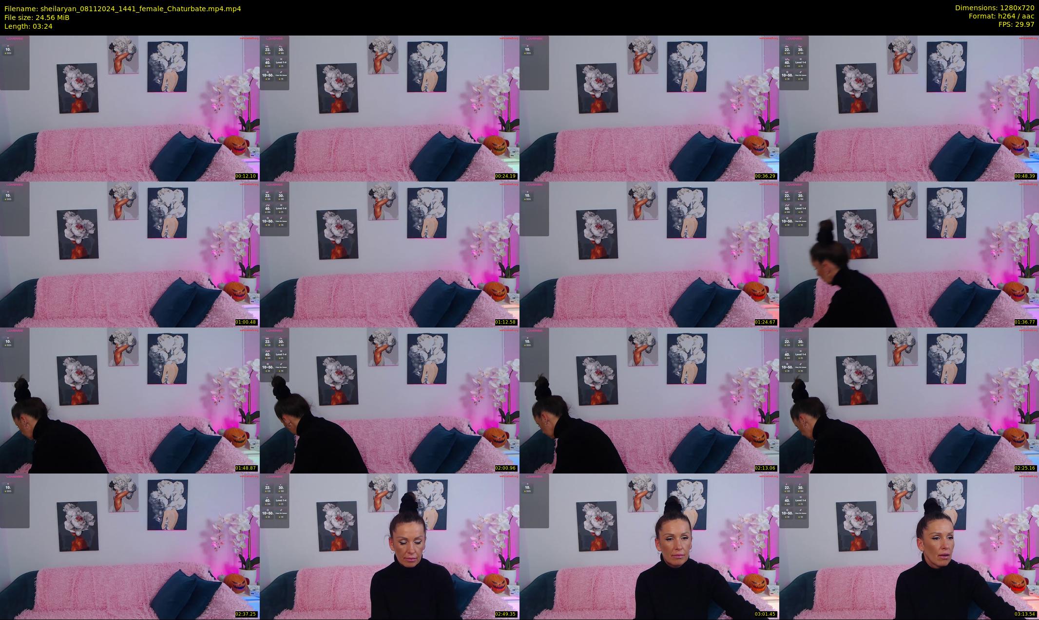 sheilaryan — 4 minute Chaturbate female cam show recording, 720p, Nov 8, 2024