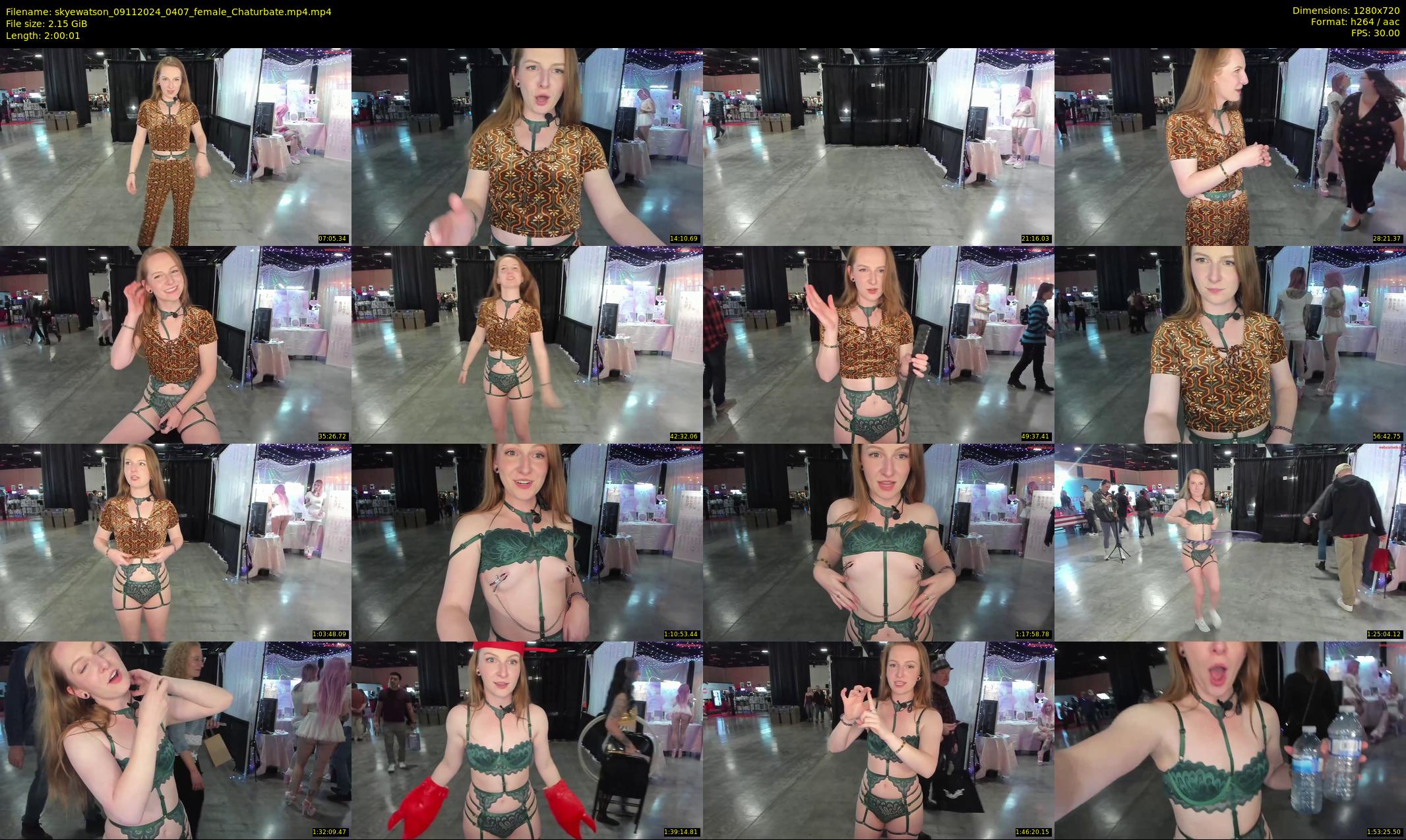 skyewatson — 121 minute Chaturbate female cam show recording, 720p, Nov 9, 2024