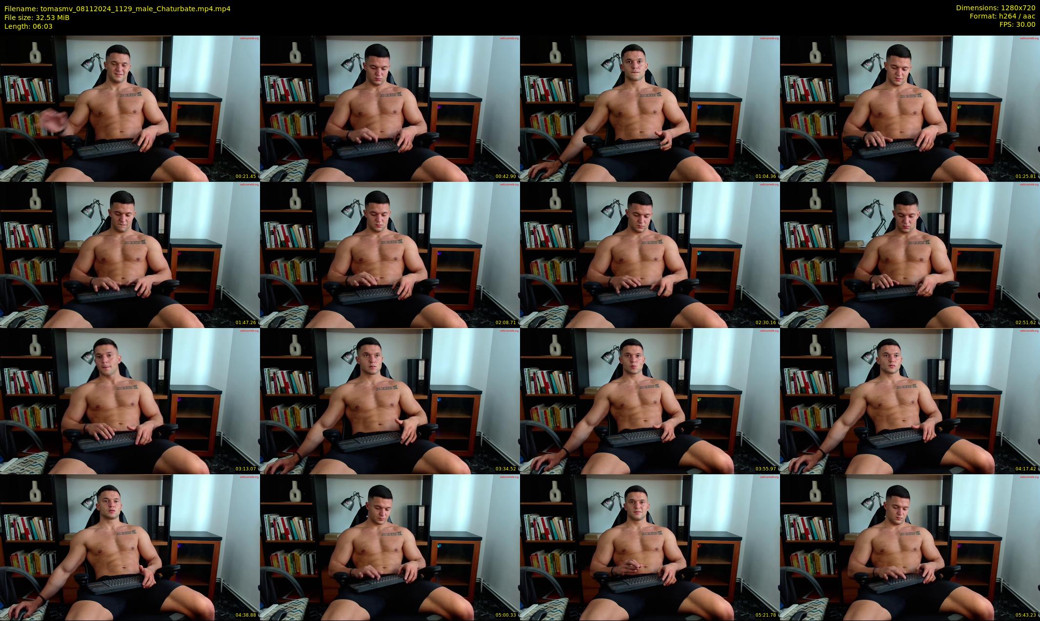 tomasmv — 7 minute Chaturbate male cam show recording, 720p, Nov 8, 2024