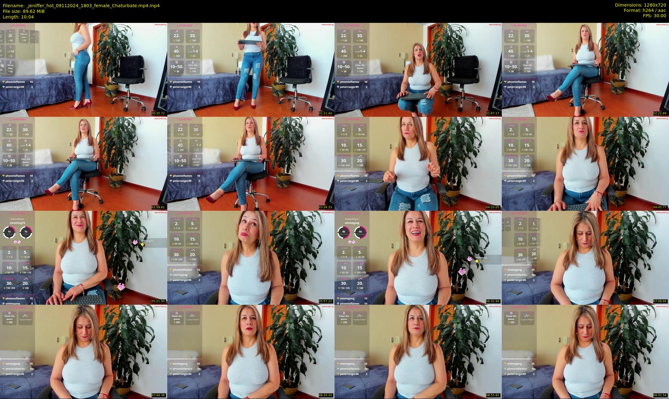 _jeniffer_hot — 11 minute Chaturbate female cam show recording, 720p, Nov 9, 2024