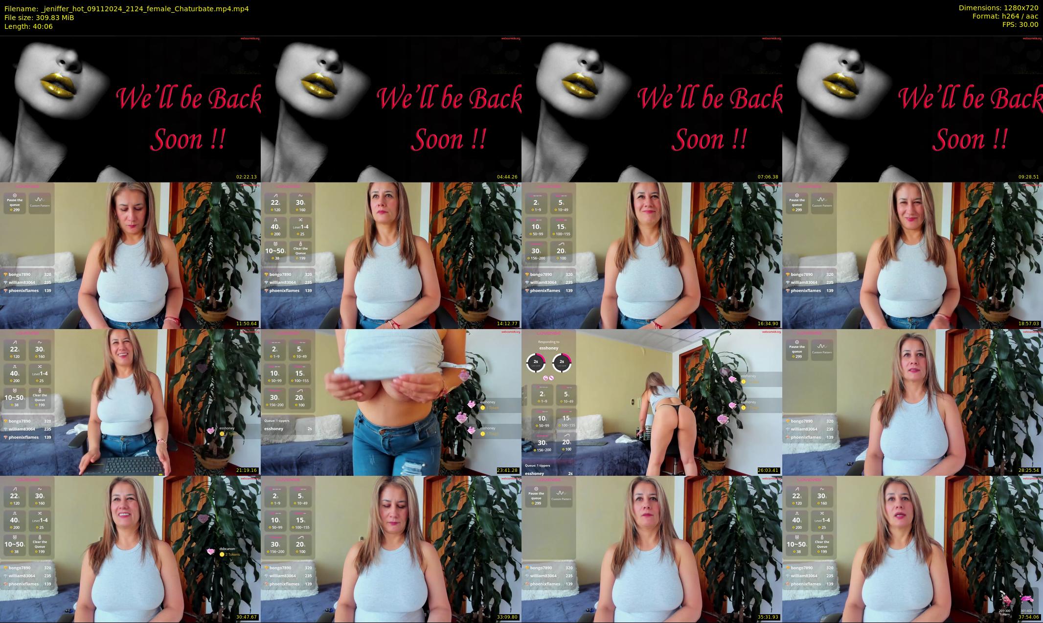 _jeniffer_hot — 41 minute Chaturbate female cam show recording, 720p, Nov 9, 2024