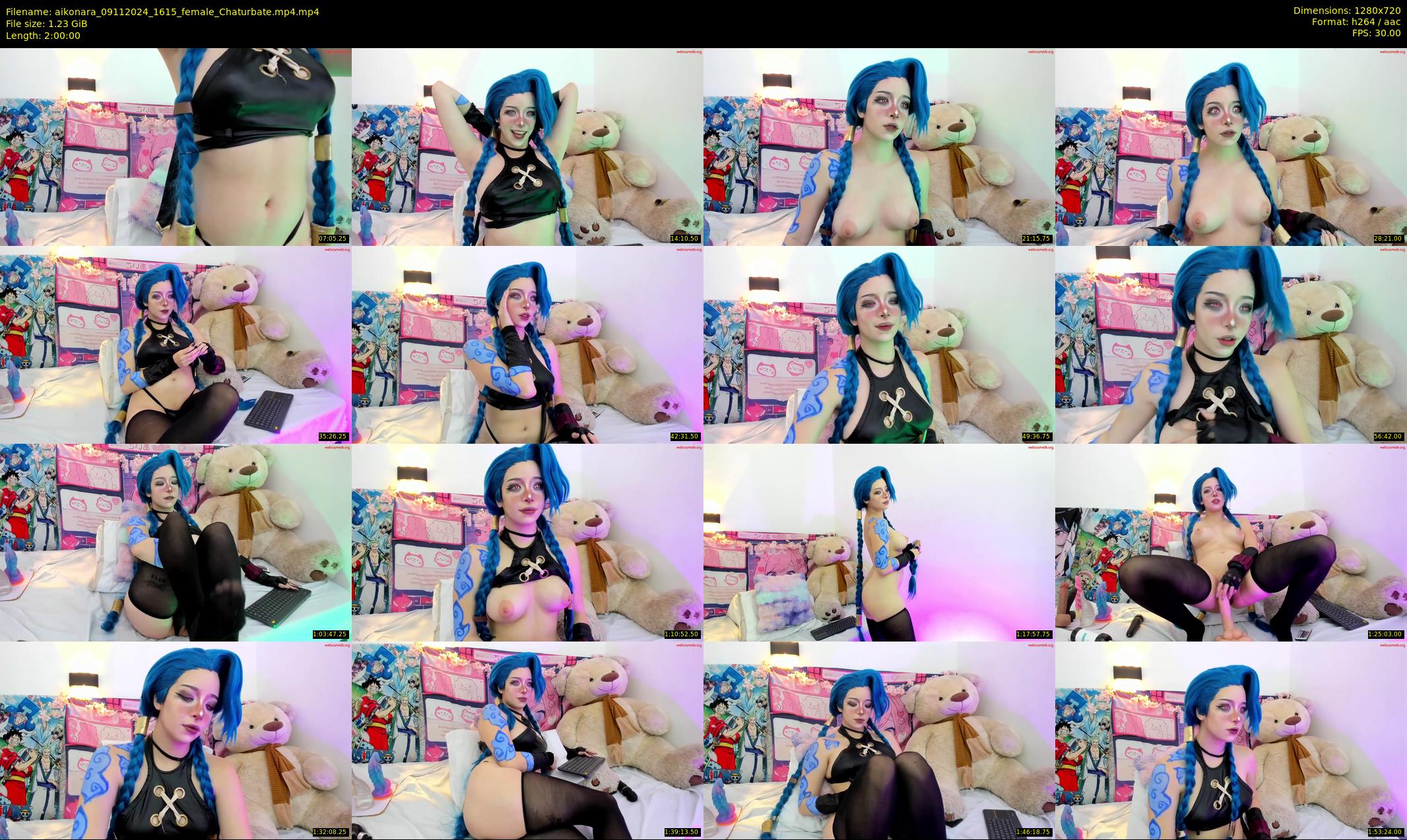 aikonara — 120 minute Chaturbate female cam show recording, 720p, Nov 9, 2024