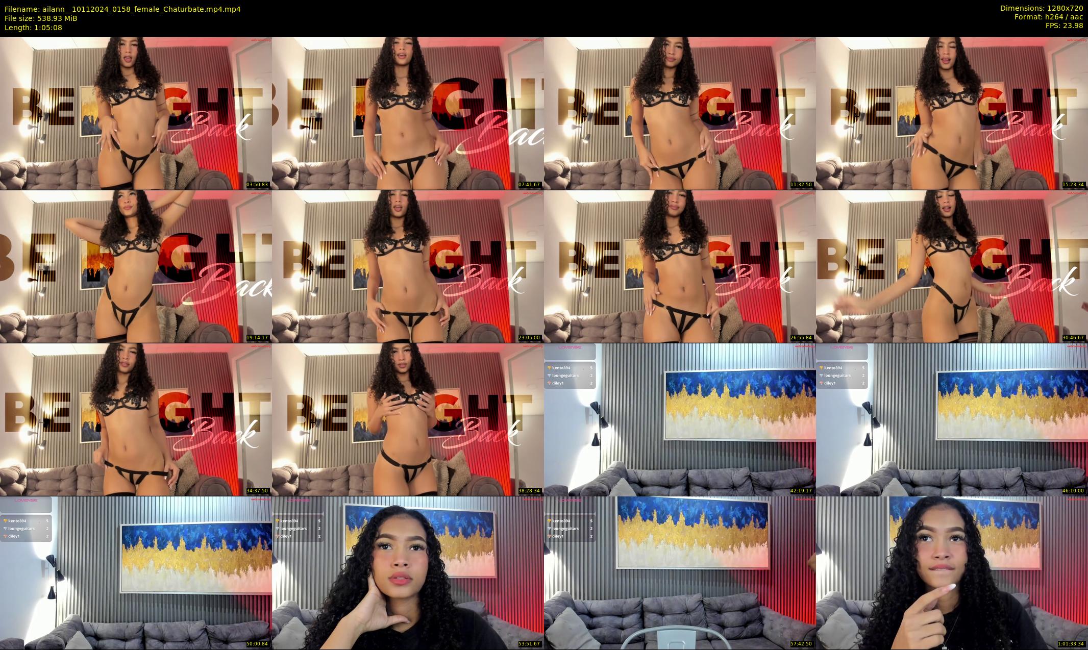 ailann_ — 66 minute Chaturbate female cam show recording, 720p, Nov 10, 2024