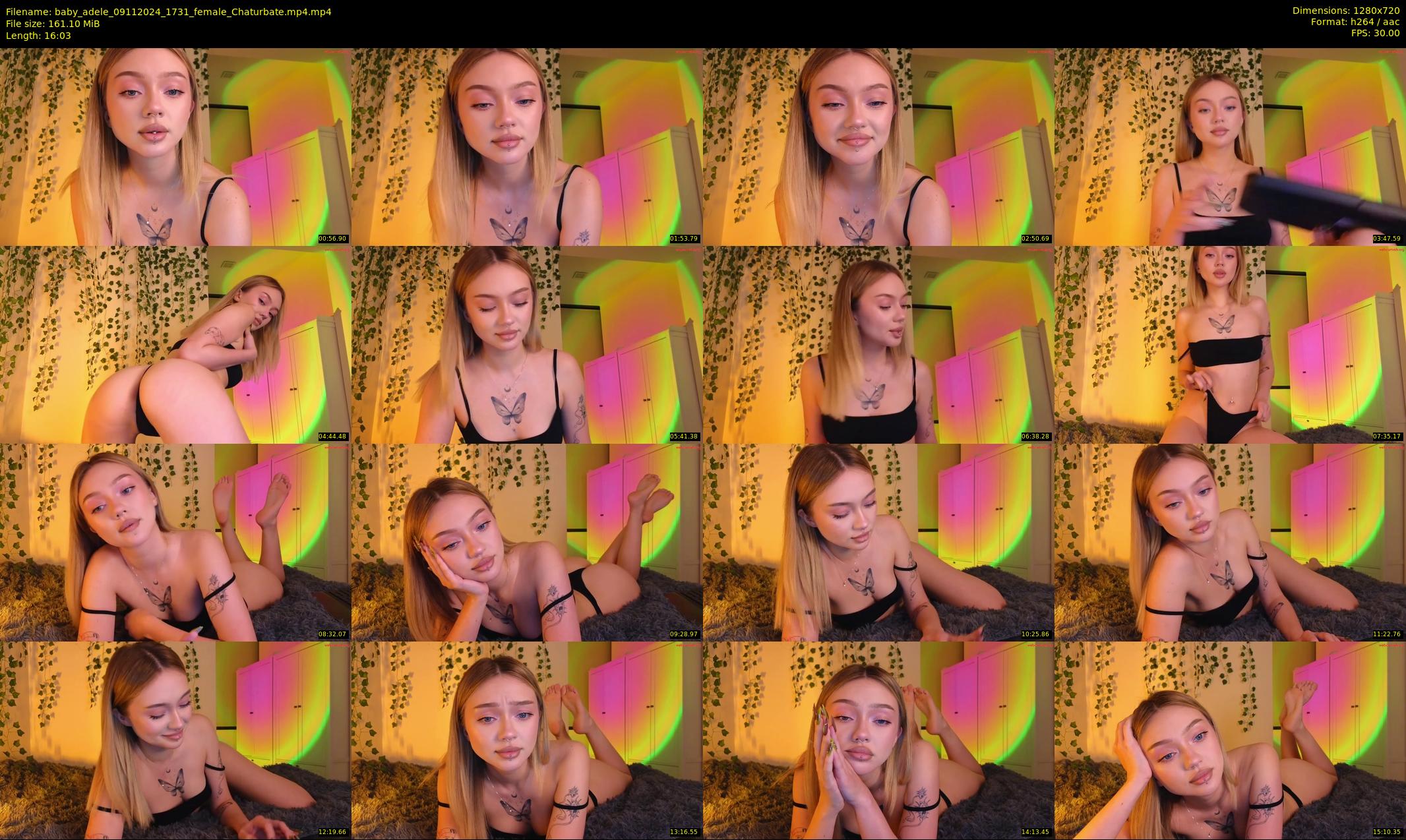 baby_adele — 17 minute Chaturbate female cam show recording, 720p, Nov 9, 2024