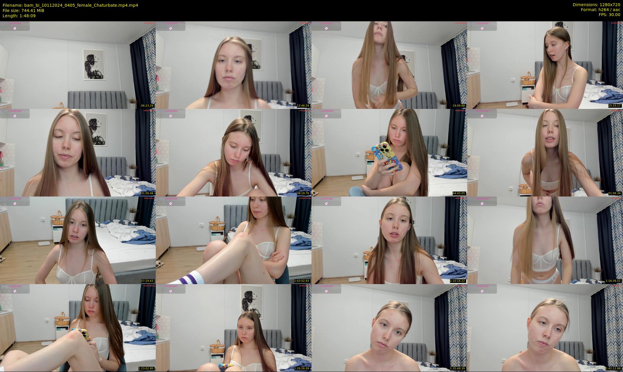 bam_bi — 109 minute Chaturbate female cam show recording, 720p, Nov 10, 2024