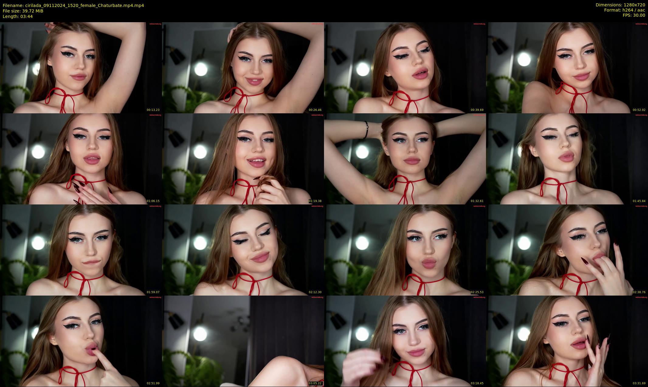 cirilada — 4 minute Chaturbate female cam show recording, 720p, Nov 9, 2024