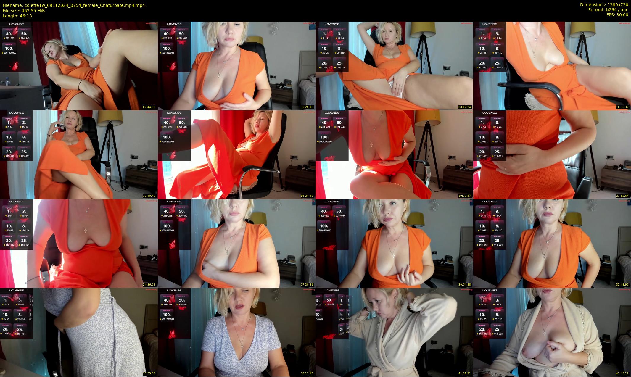 colette1w — 47 minute Chaturbate female cam show recording, 720p, Nov 9, 2024