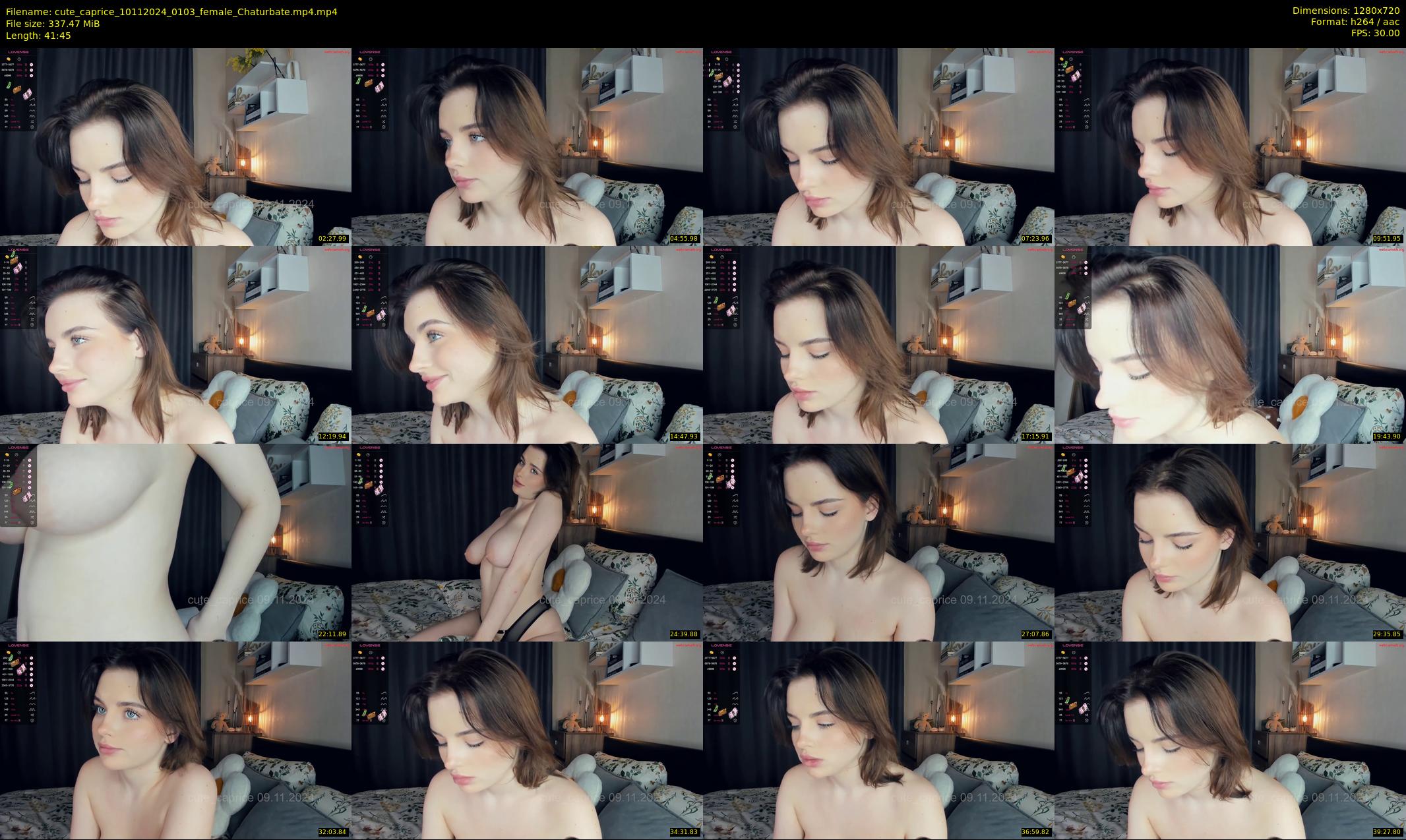 cute_caprice — 42 minute Chaturbate female cam show recording, 720p, Nov 10, 2024