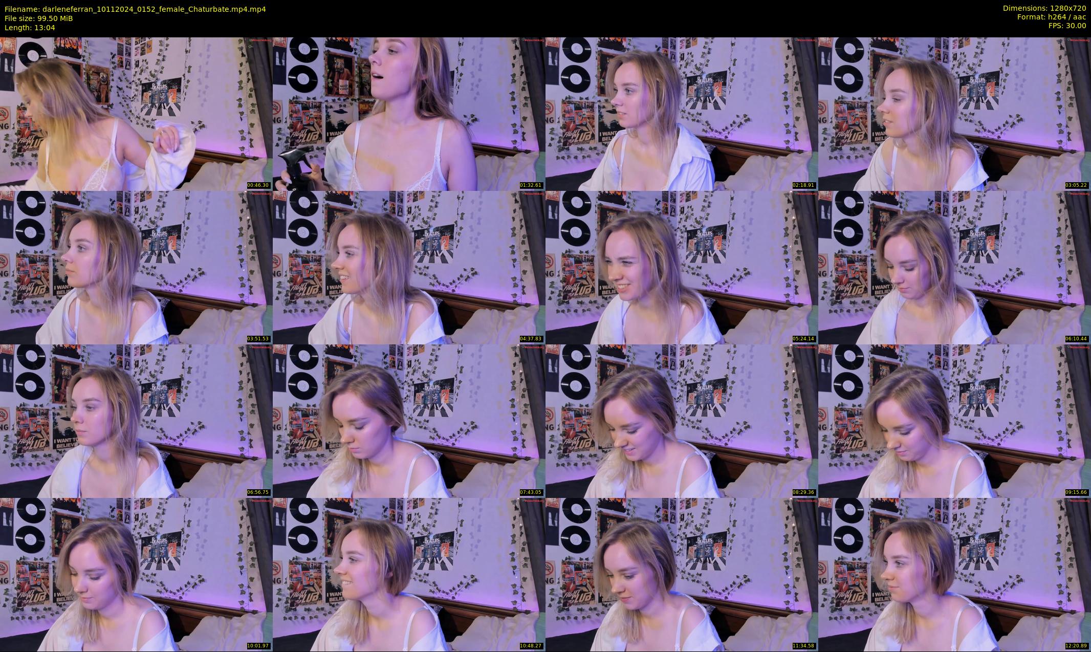 darleneferran — 14 minute Chaturbate female cam show recording, 720p, Nov 10, 2024
