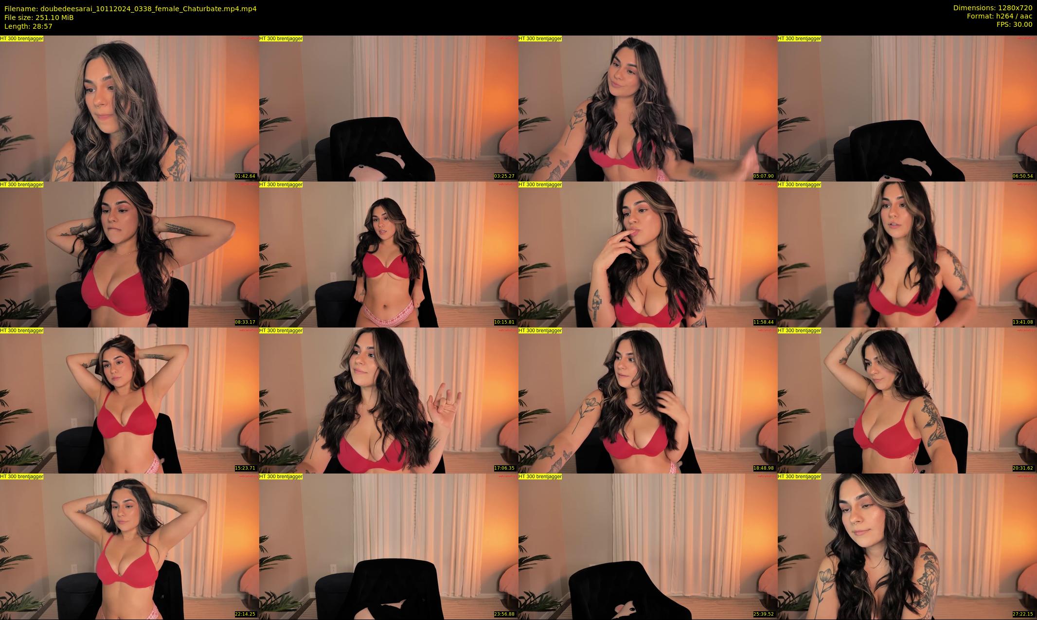 doubedeesarai — 29 minute Chaturbate female cam show recording, 720p, Nov 10, 2024