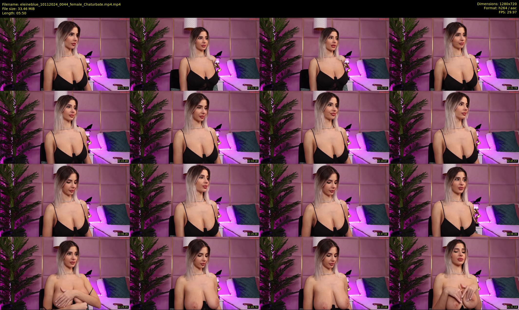 eleineblue — 6 minute Chaturbate female cam show recording, 720p, Nov 10, 2024