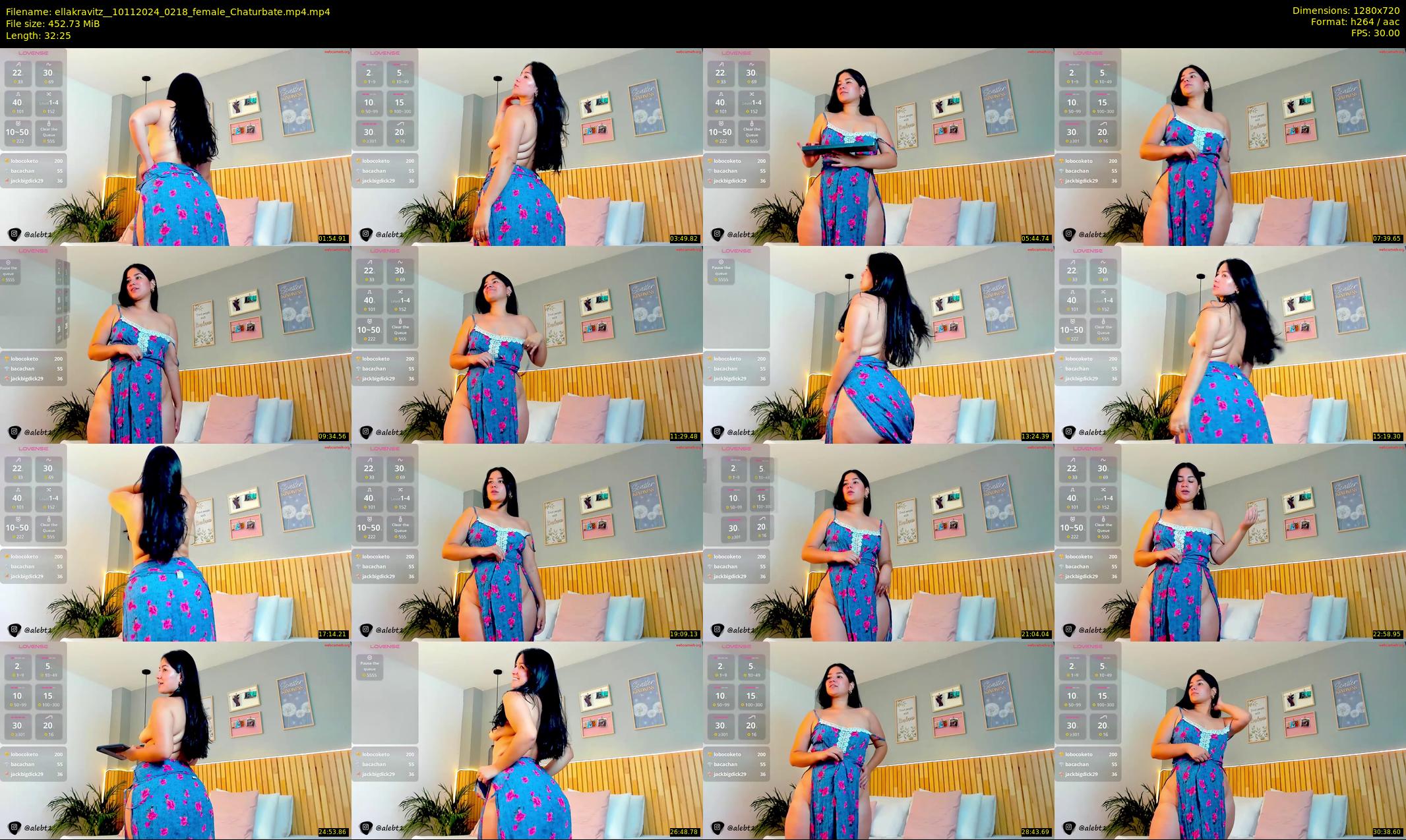 ellakravitz_ — 33 minute Chaturbate female cam show recording, 720p, Nov 10, 2024