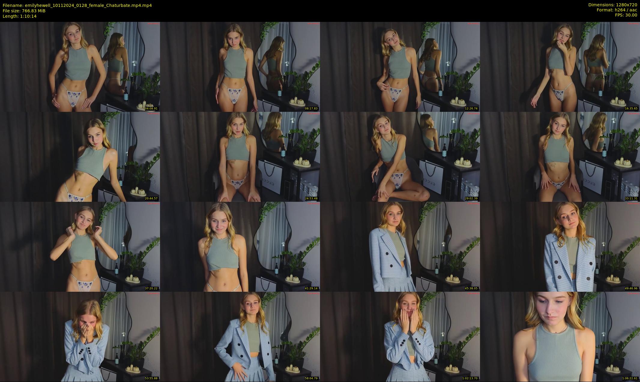 emilyhewell — 71 minute Chaturbate female cam show recording, 720p, Nov 10, 2024