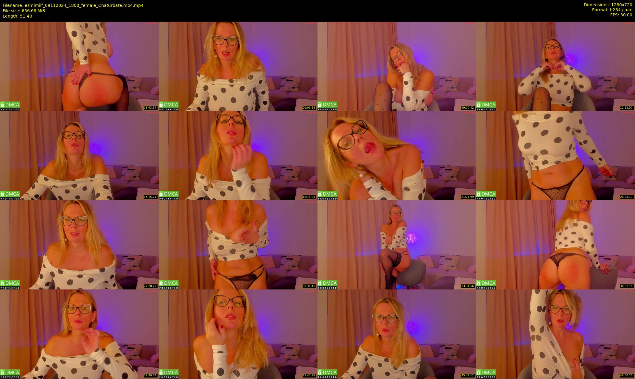 esmimilf — 52 minute Chaturbate female cam show recording, 720p, Nov 9, 2024