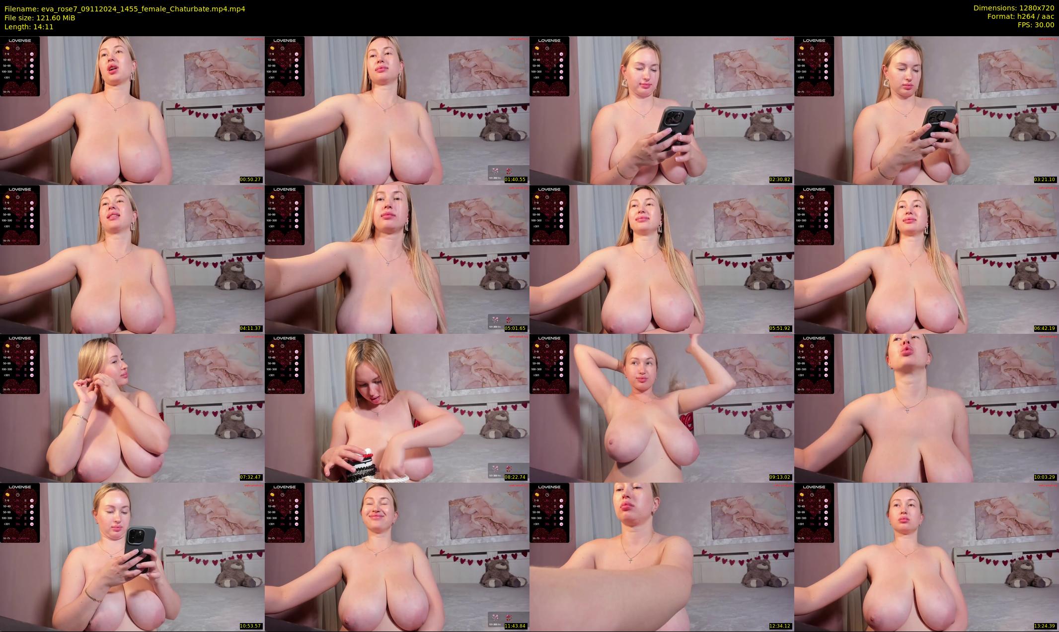 eva_rose7 — 15 minute Chaturbate female cam show recording, 720p, Nov 9, 2024