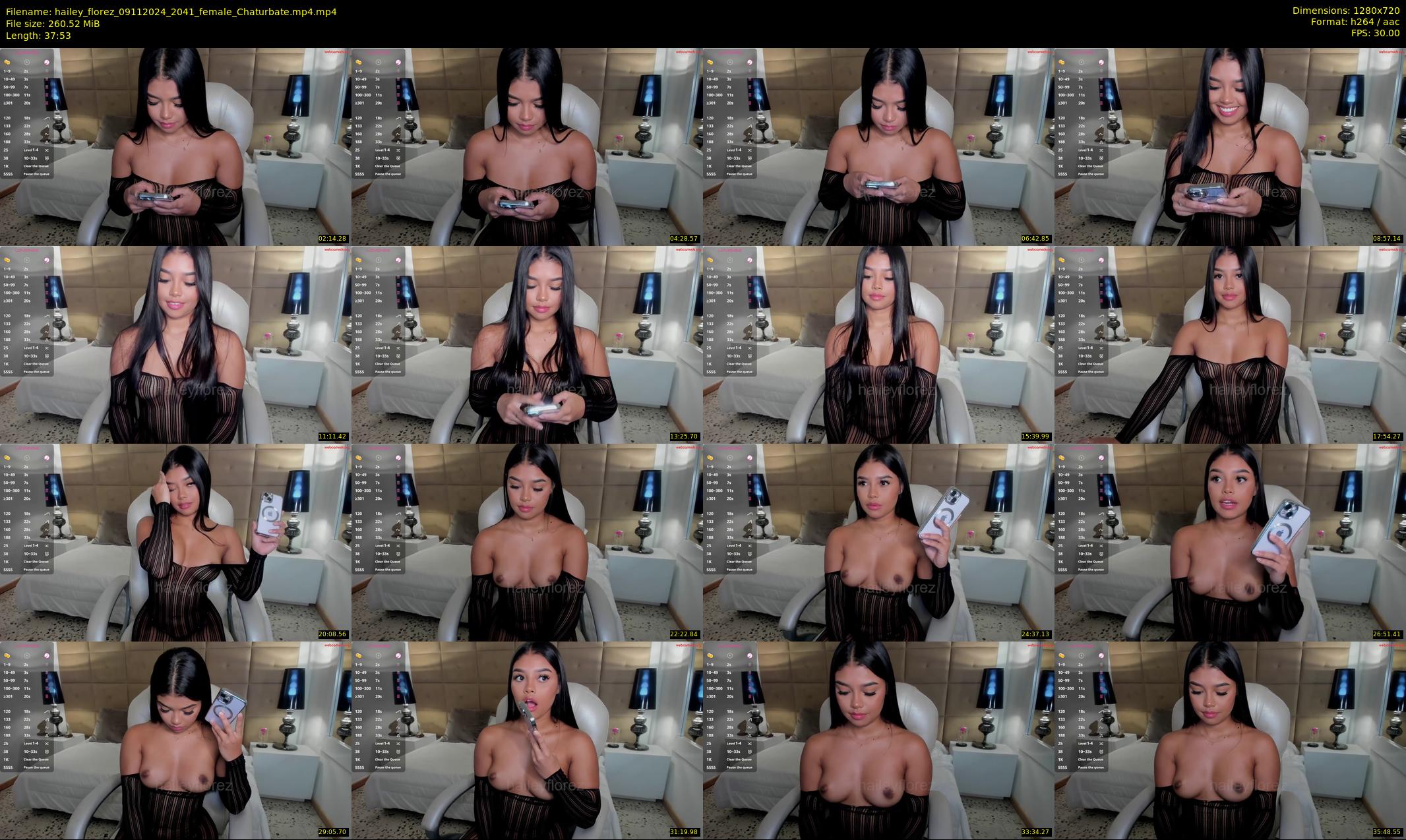 hailey_florez — 38 minute Chaturbate female cam show recording, 720p, Nov 9, 2024