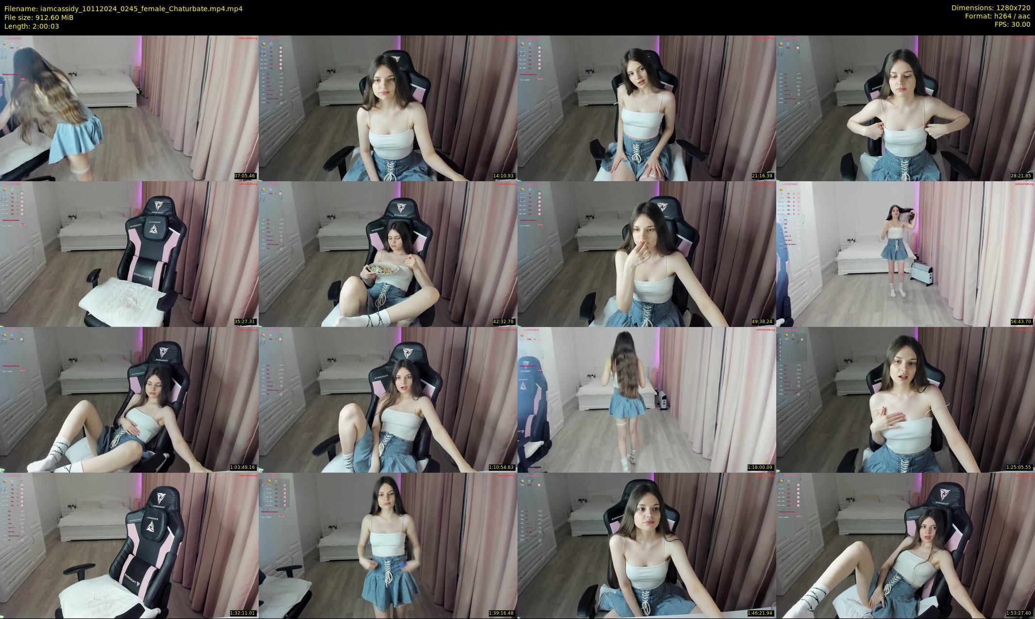 iamcassidy — 121 minute Chaturbate female cam show recording, 720p, Nov 10, 2024