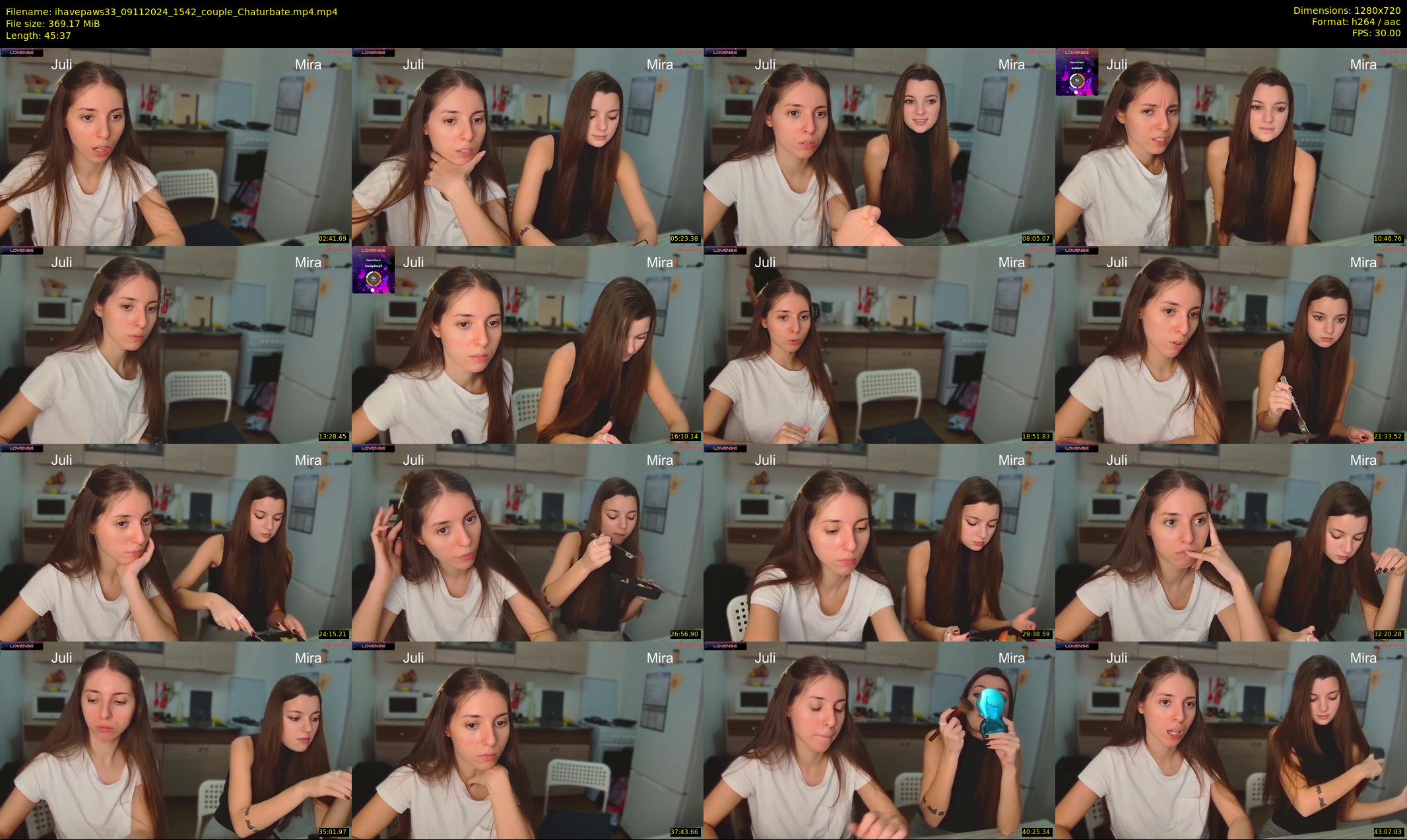 ihavepaws33 — 46 minute Chaturbate couple cam show recording, 720p, Nov 9, 2024