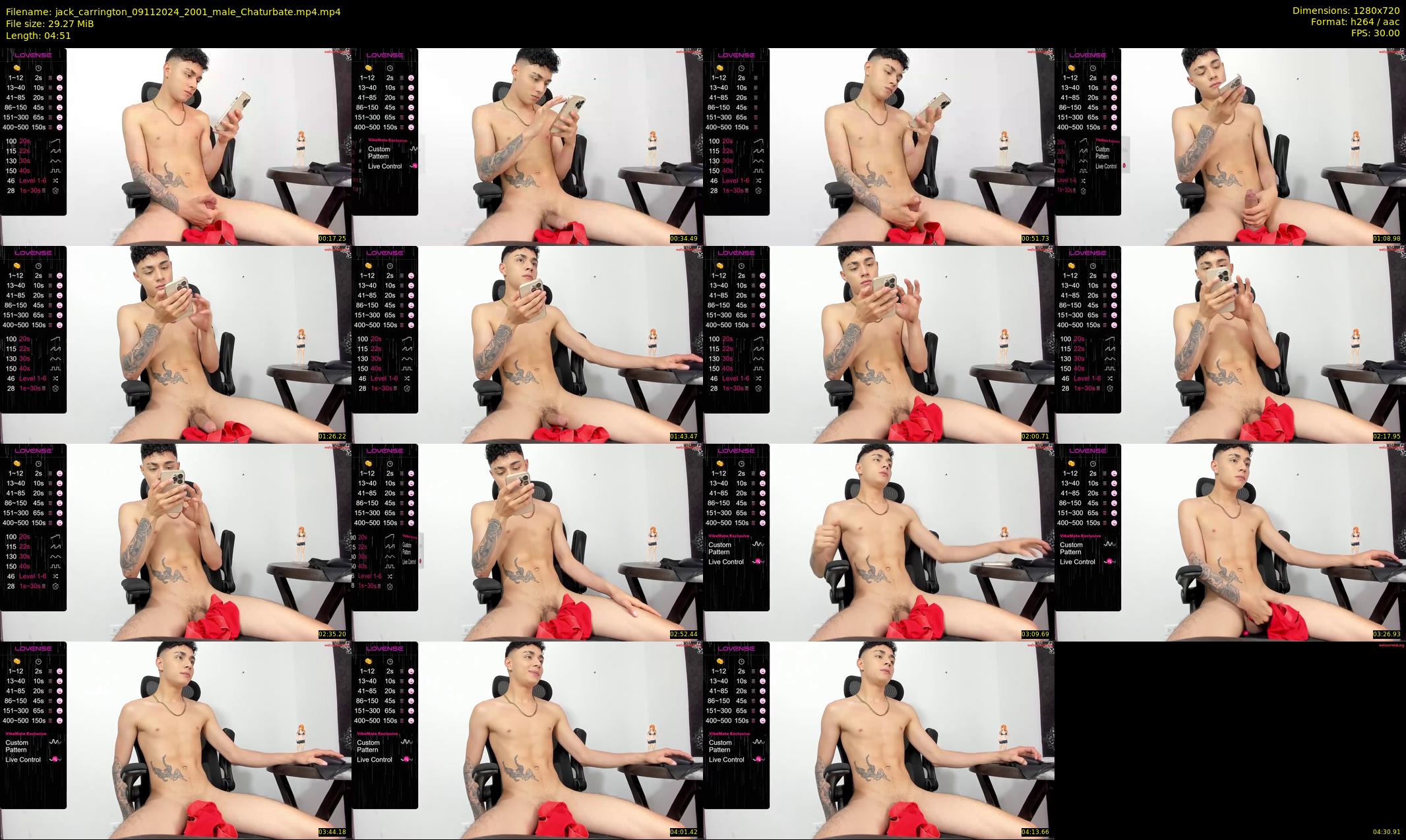 jack_carrington — 5 minute Chaturbate male cam show recording, 720p, Nov 9, 2024