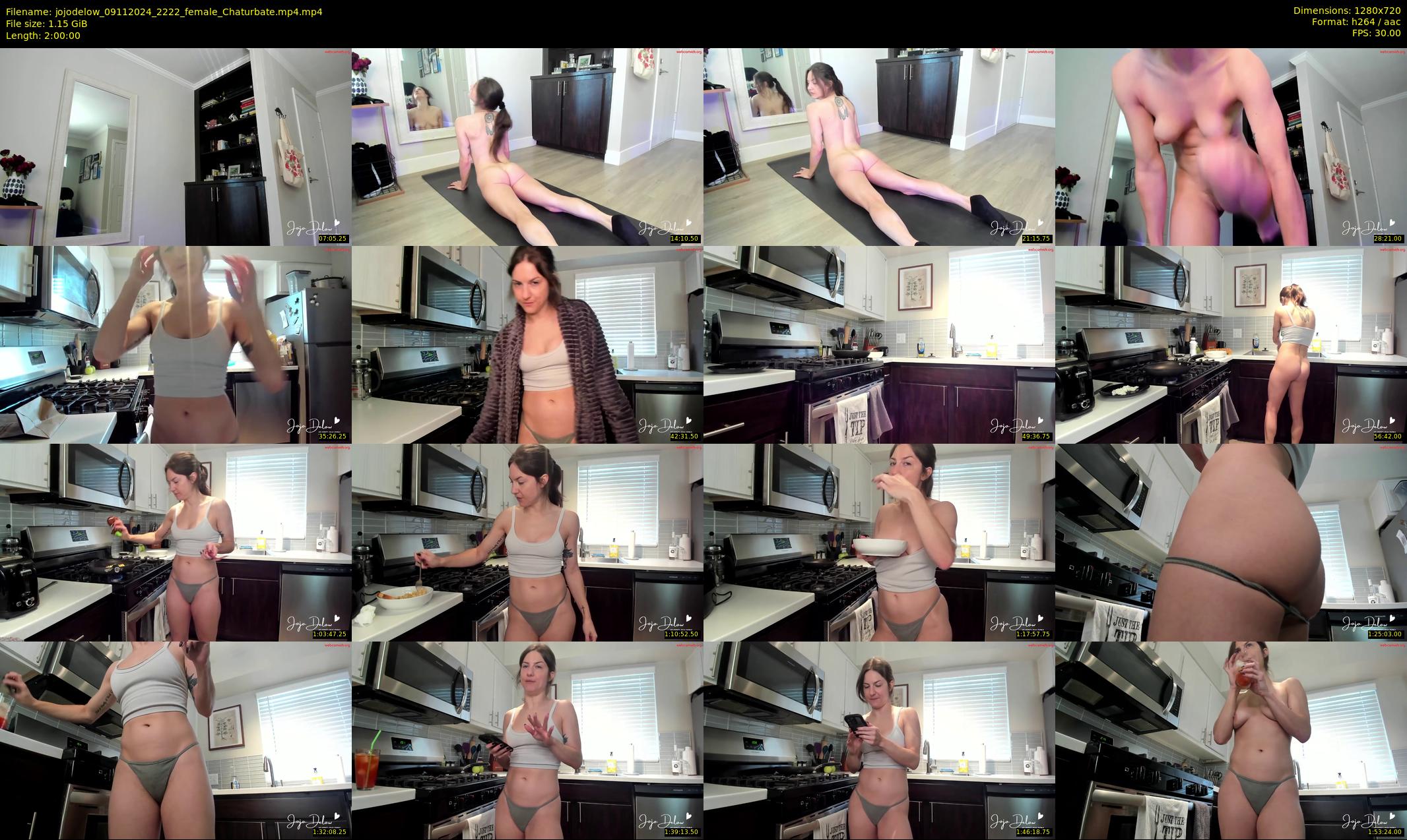 jojodelow — 120 minute Chaturbate female cam show recording, 720p, Nov 9, 2024