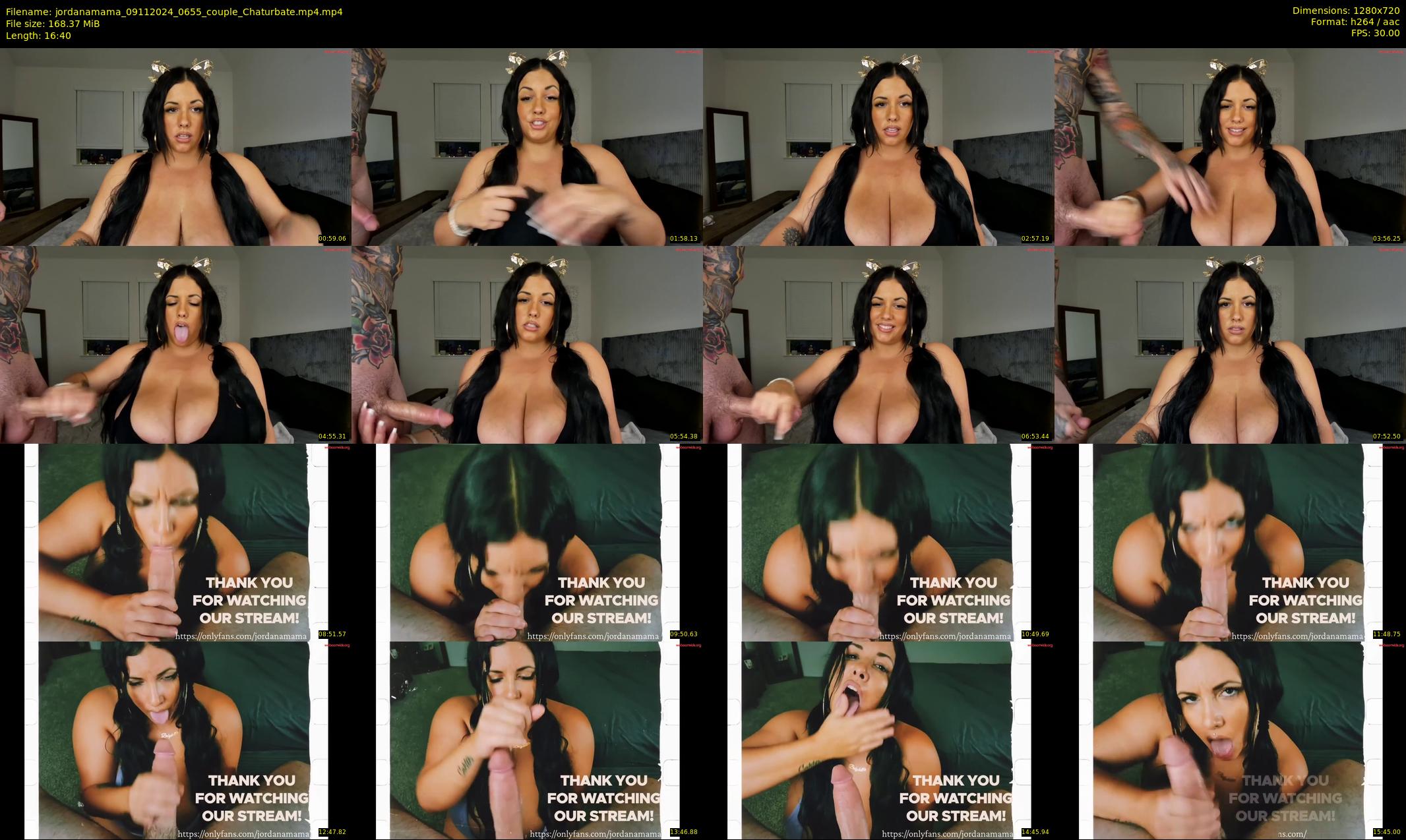 jordanamama — 17 minute Chaturbate couple cam show recording, 720p, Nov 9, 2024